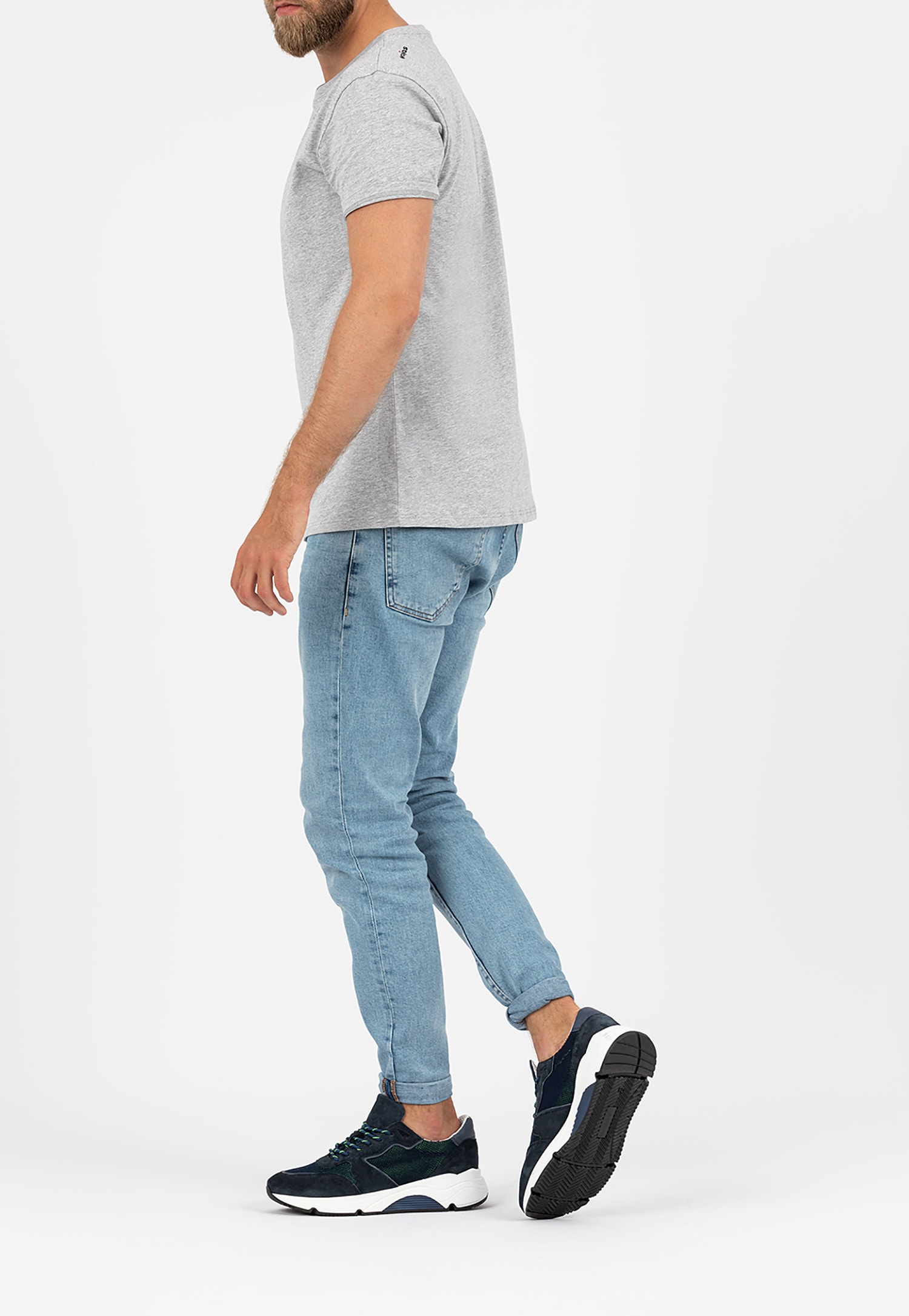 Czarne całoroczne sneakersy męskie