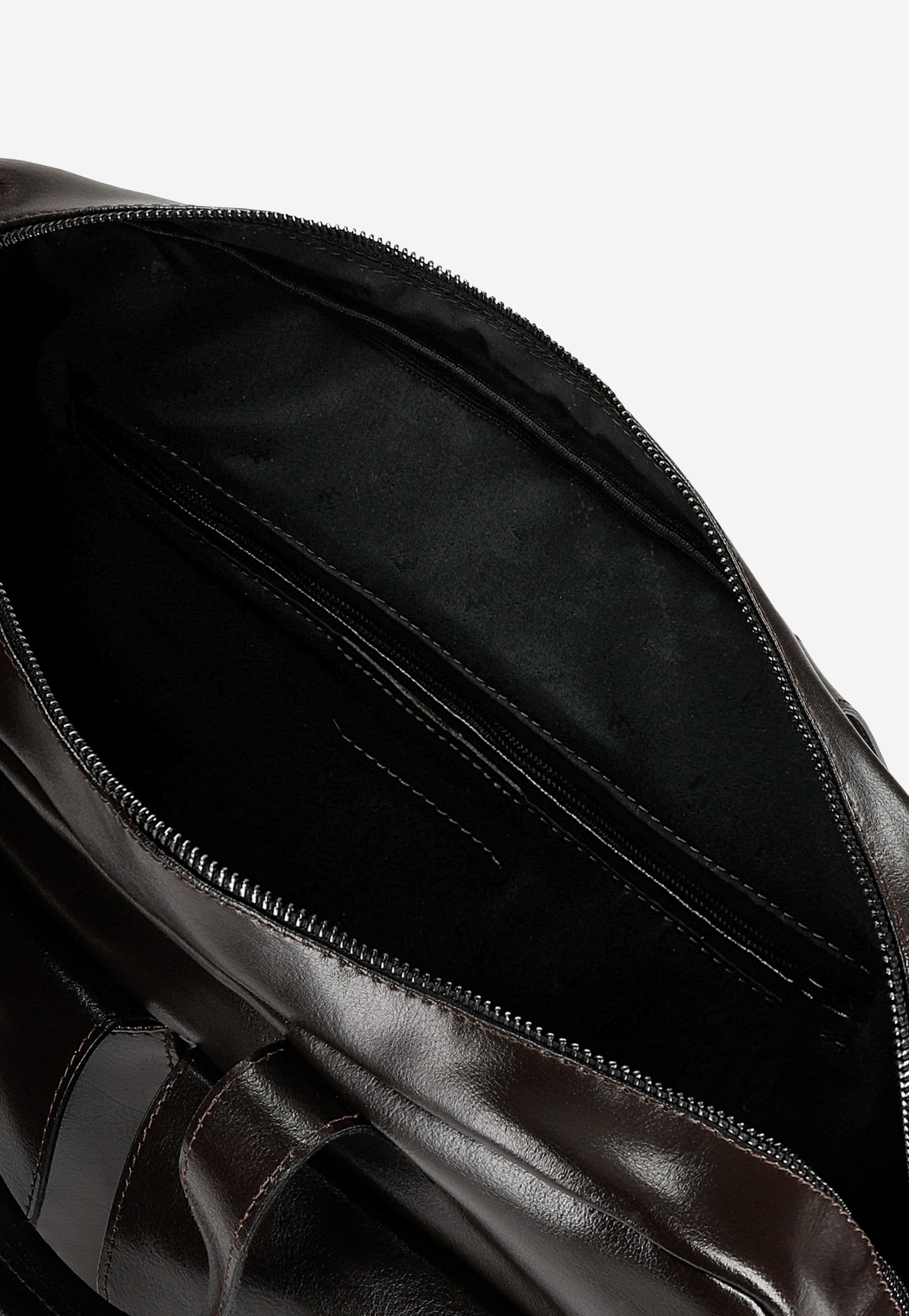 Ciemnobrązowa torba męska skórzana