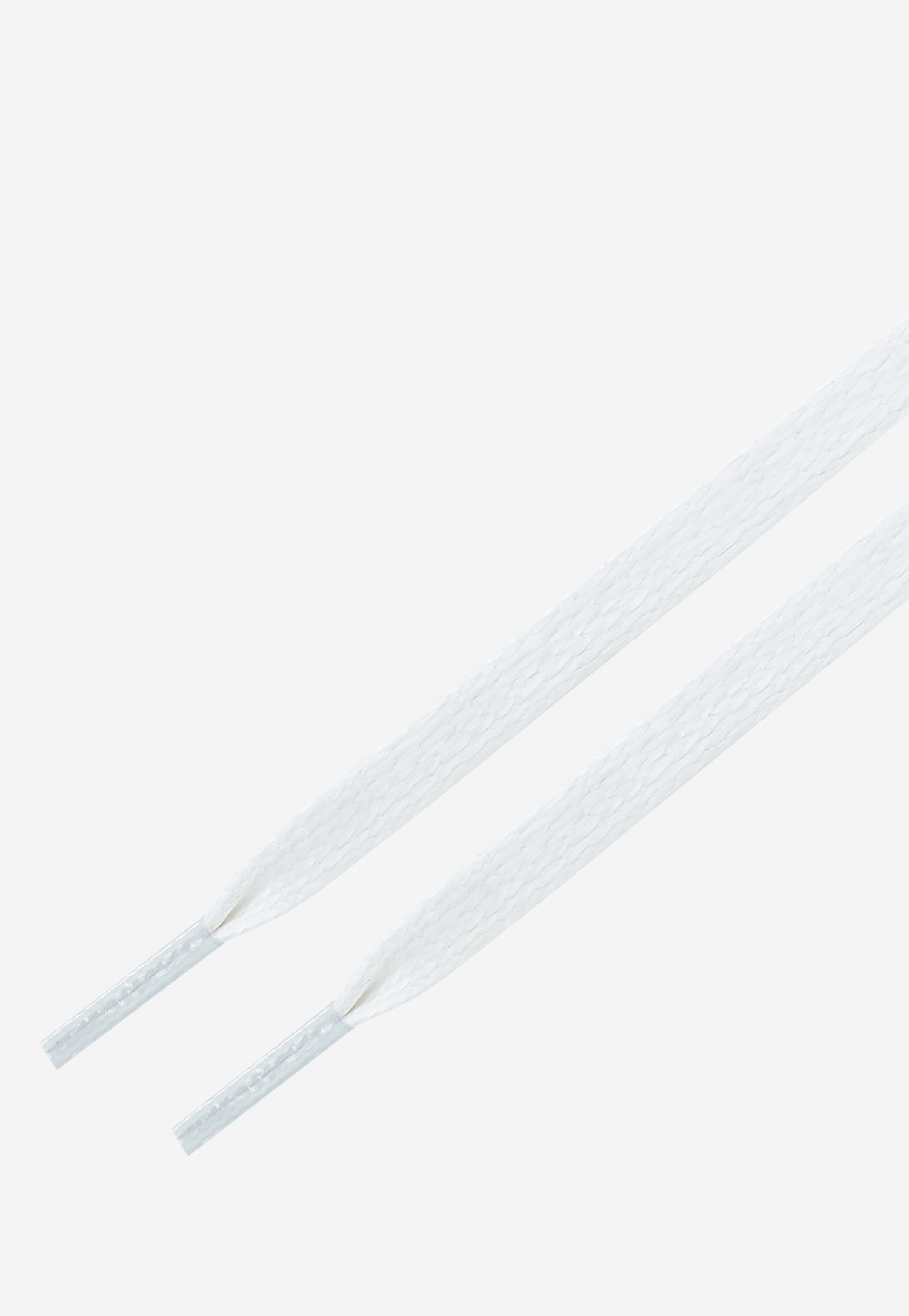 Białe sznurowadła płaskie 100 cm