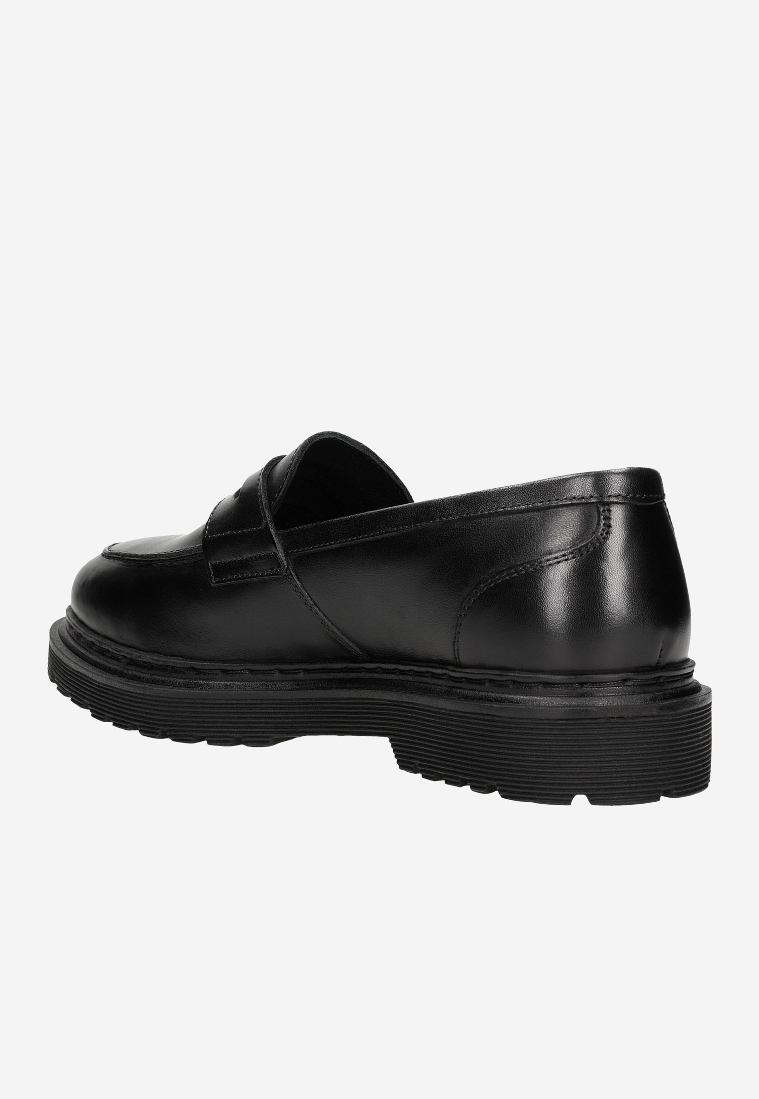 Brązowe skórzane mokasyny męskie penny loafers