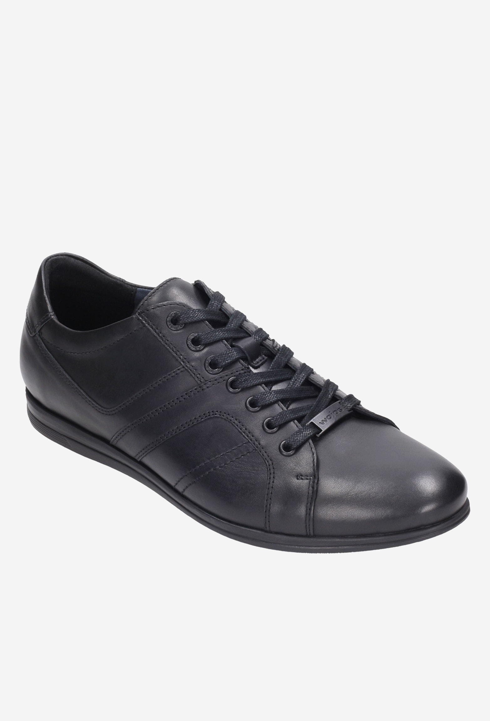 Brązowe sneakersy męskie wykonane ze skóry licowej