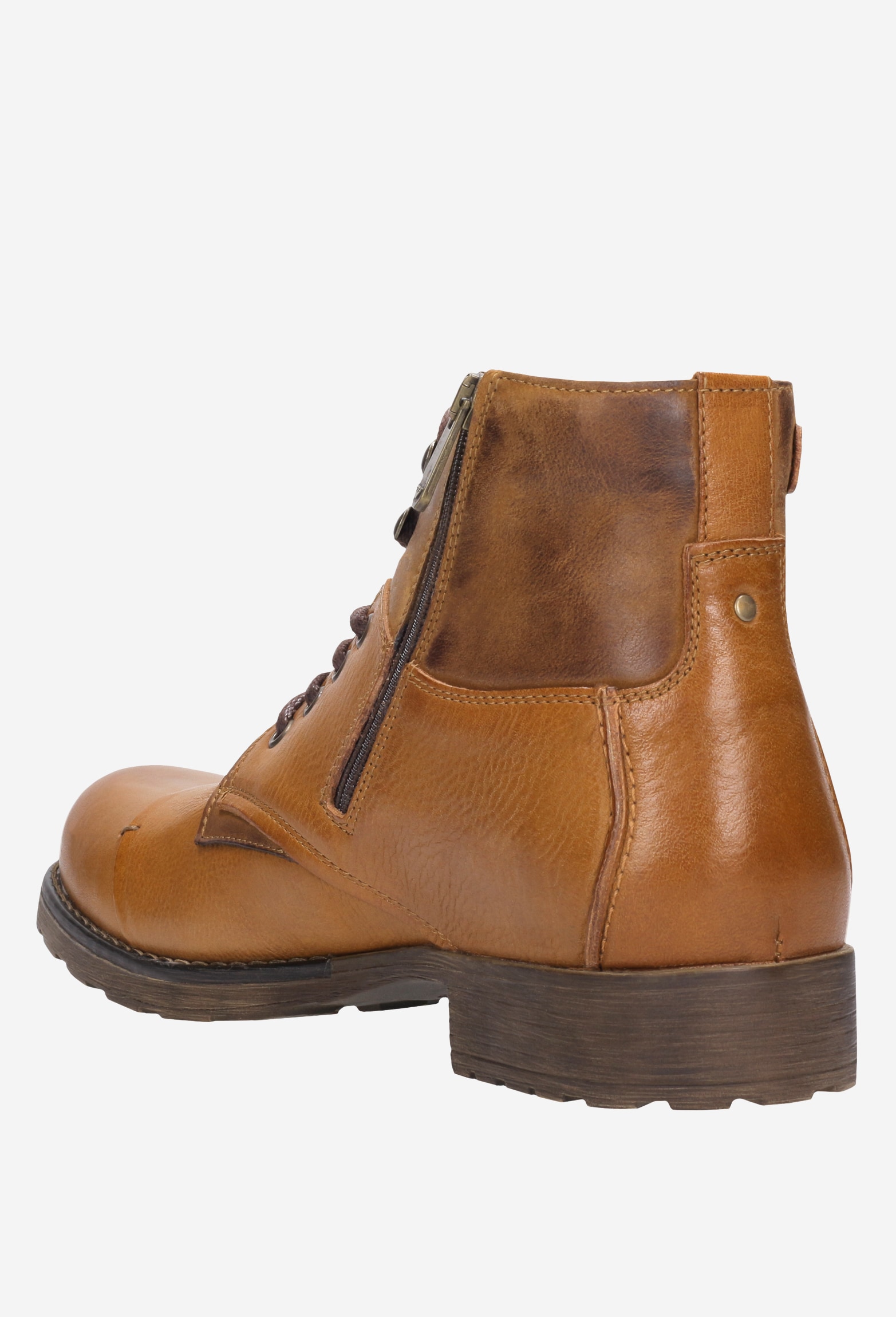 Brązowe trzewiki męskie