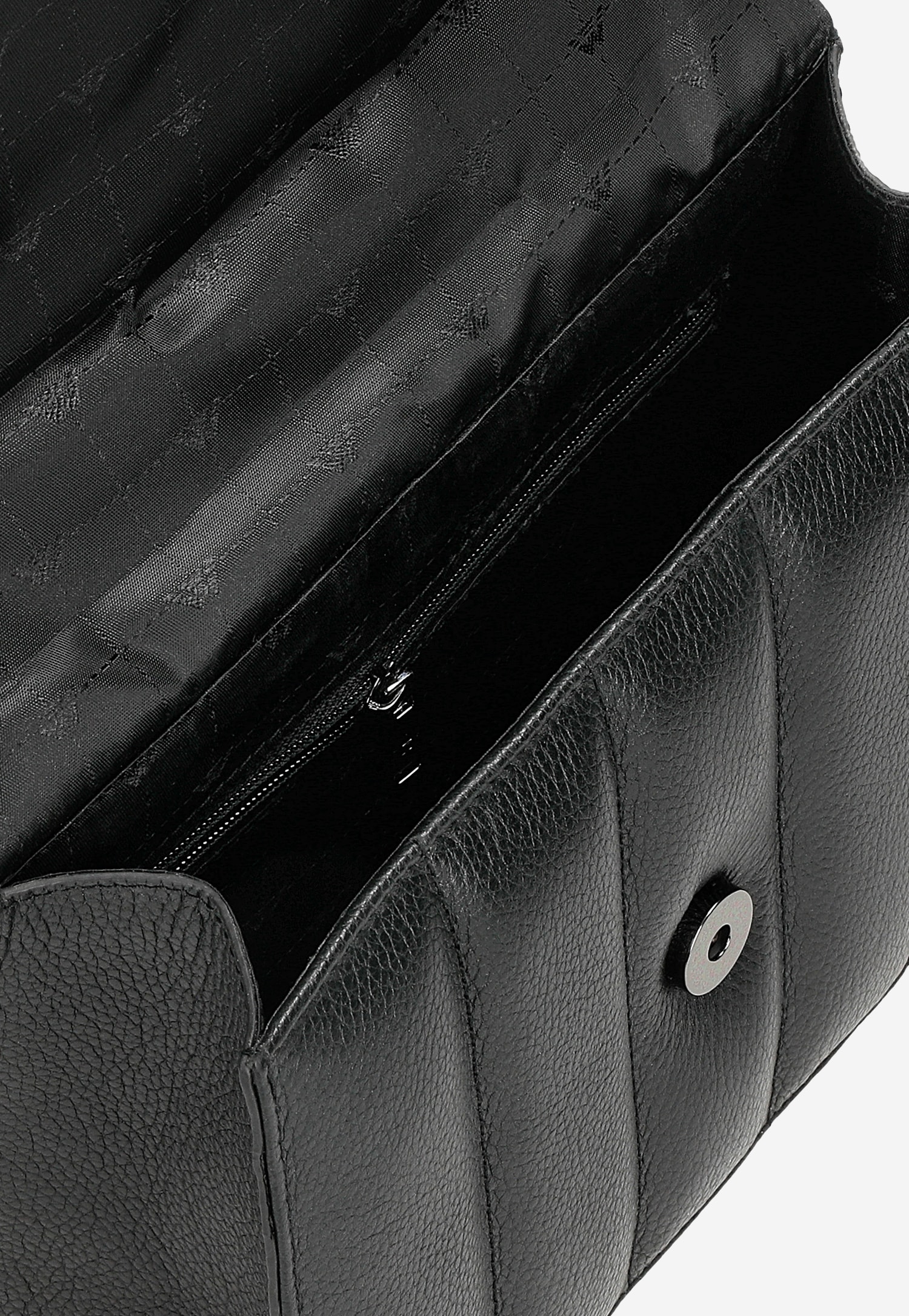 Mała czarna torebka damska z pikowanej skóry licowej