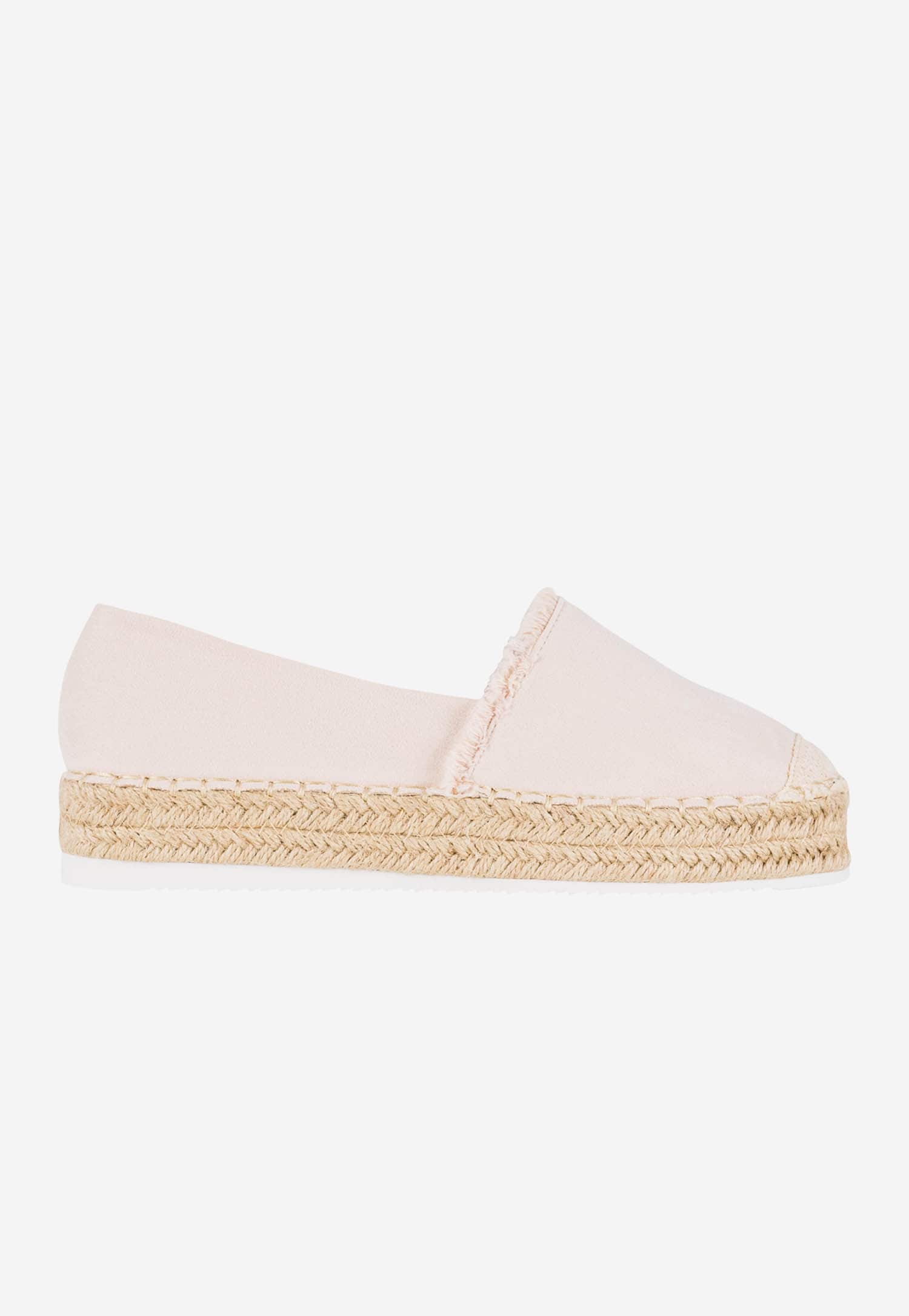 WJS beżowe lekkie espadryle damskie