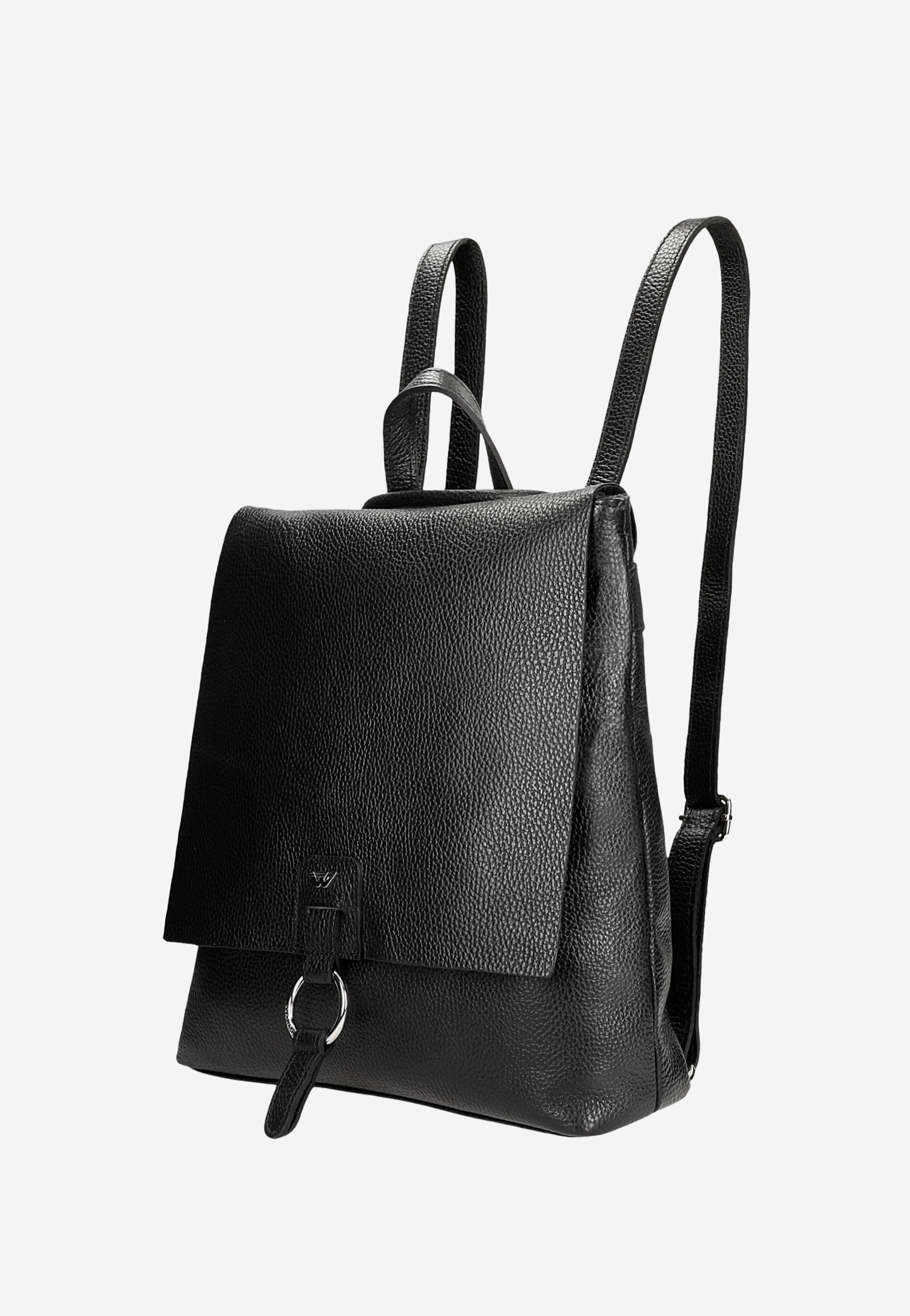 Praktyczna plecakotorba ze skóry licowej