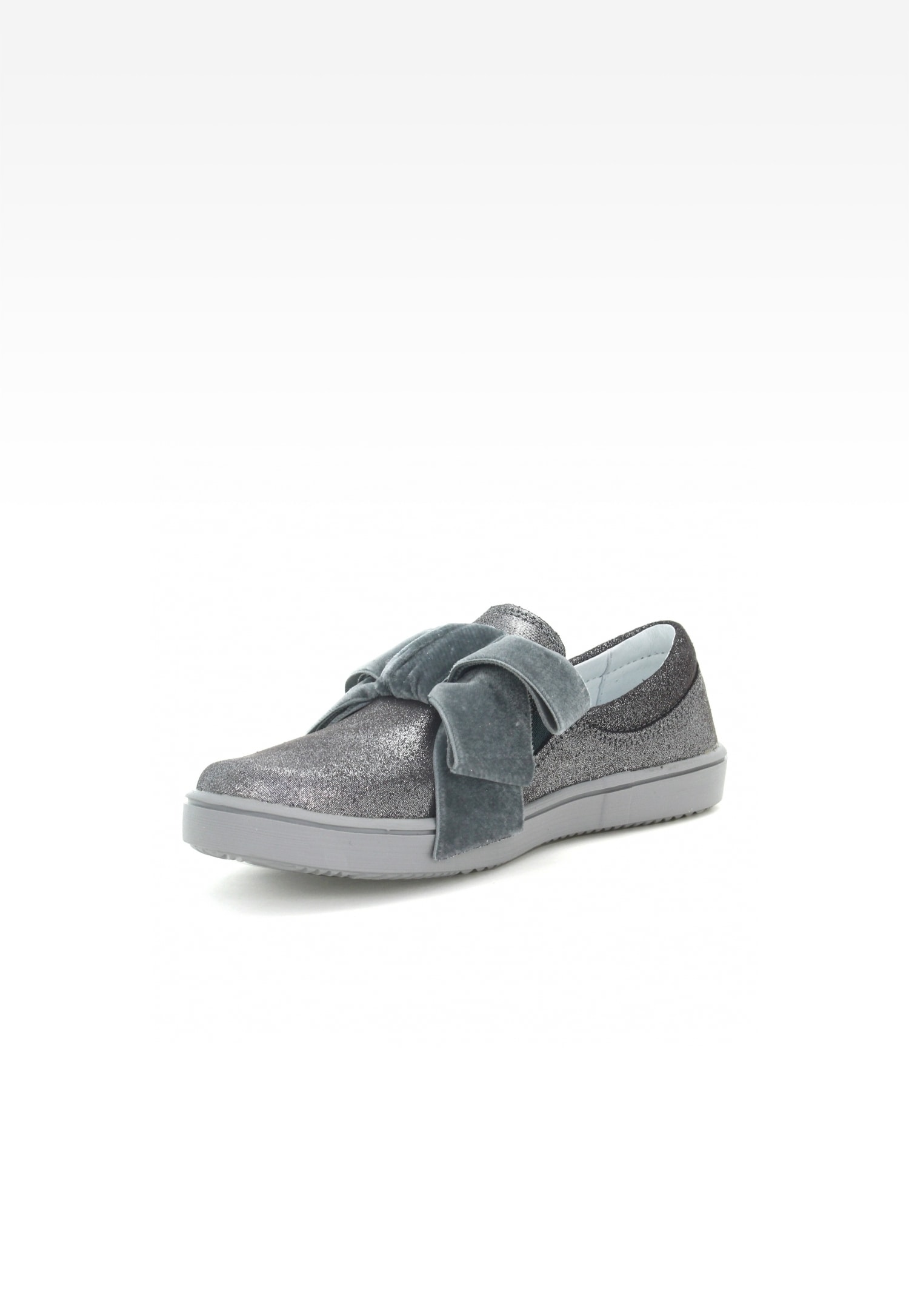 Półbuty BARTEK W-48384/SZ/11M, dla dziewcząt, szaro-srebrny