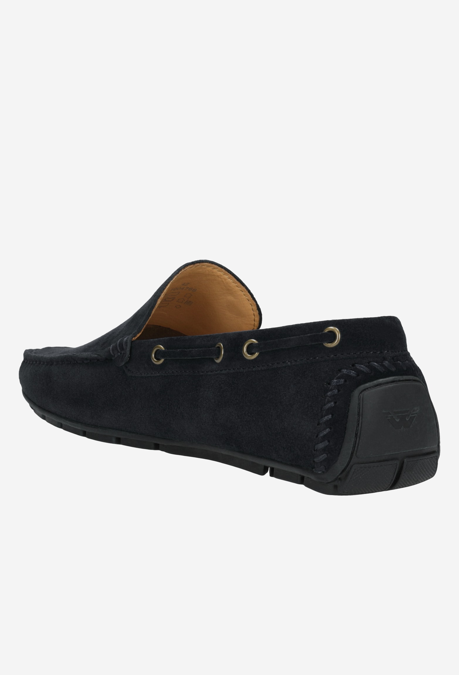 Granatowe klasyczne mokasyny męskie