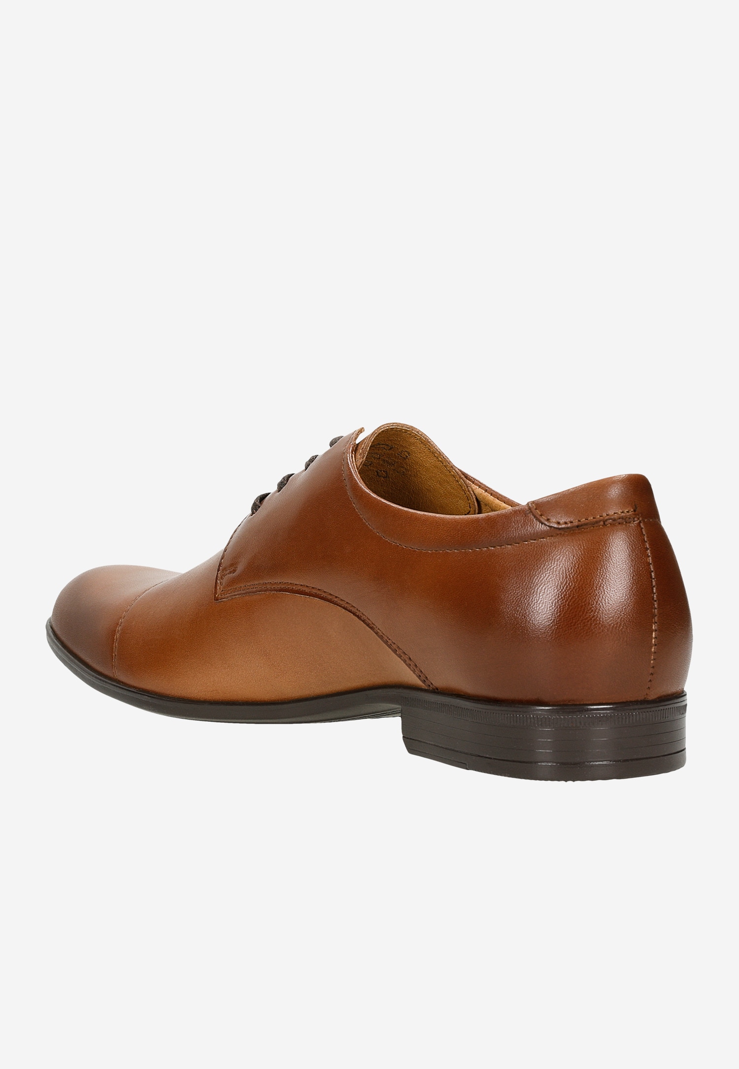 Brązowe eleganckie półbuty męskie