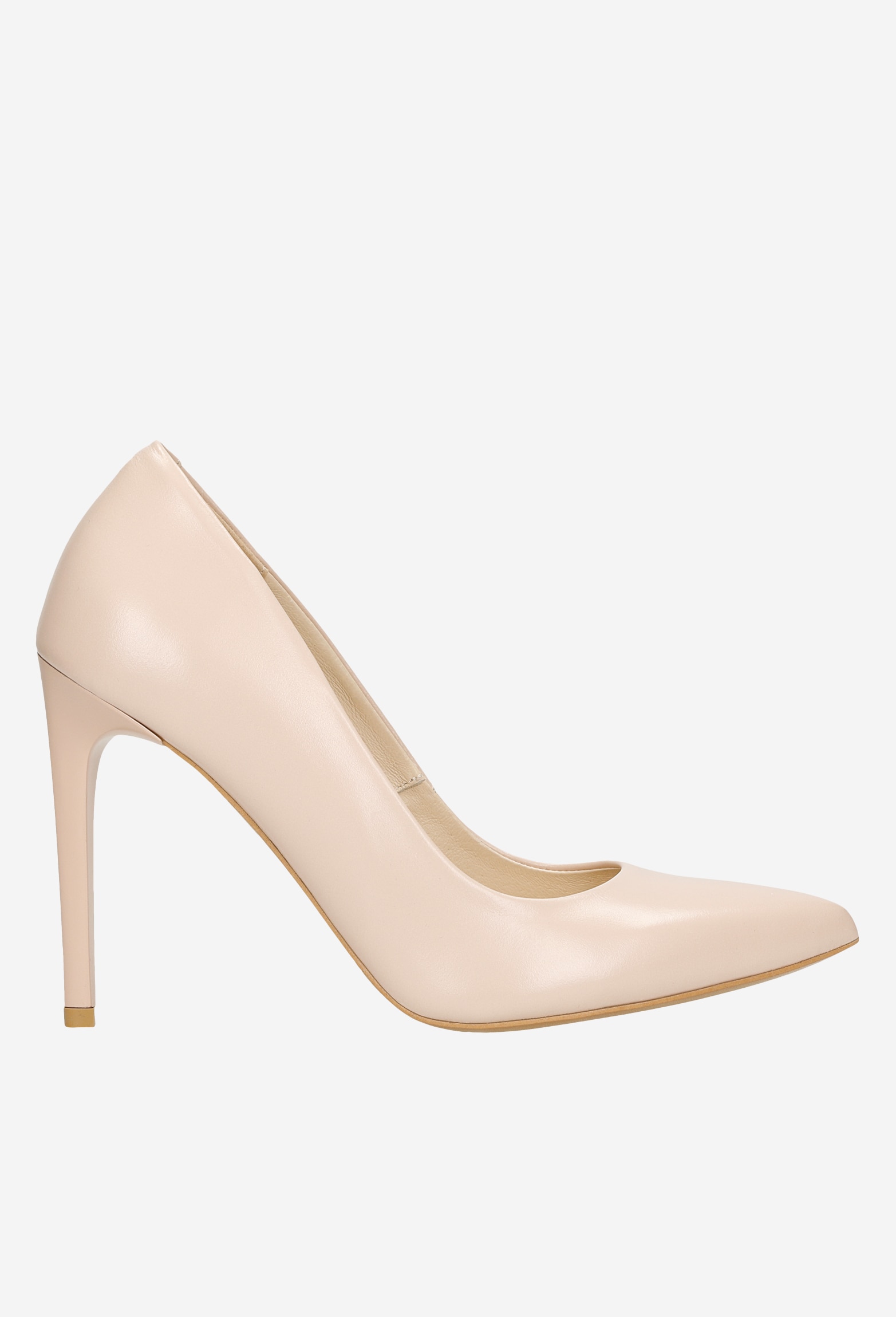 Czarne eleganckie czółenka damskie ze skóry licowej