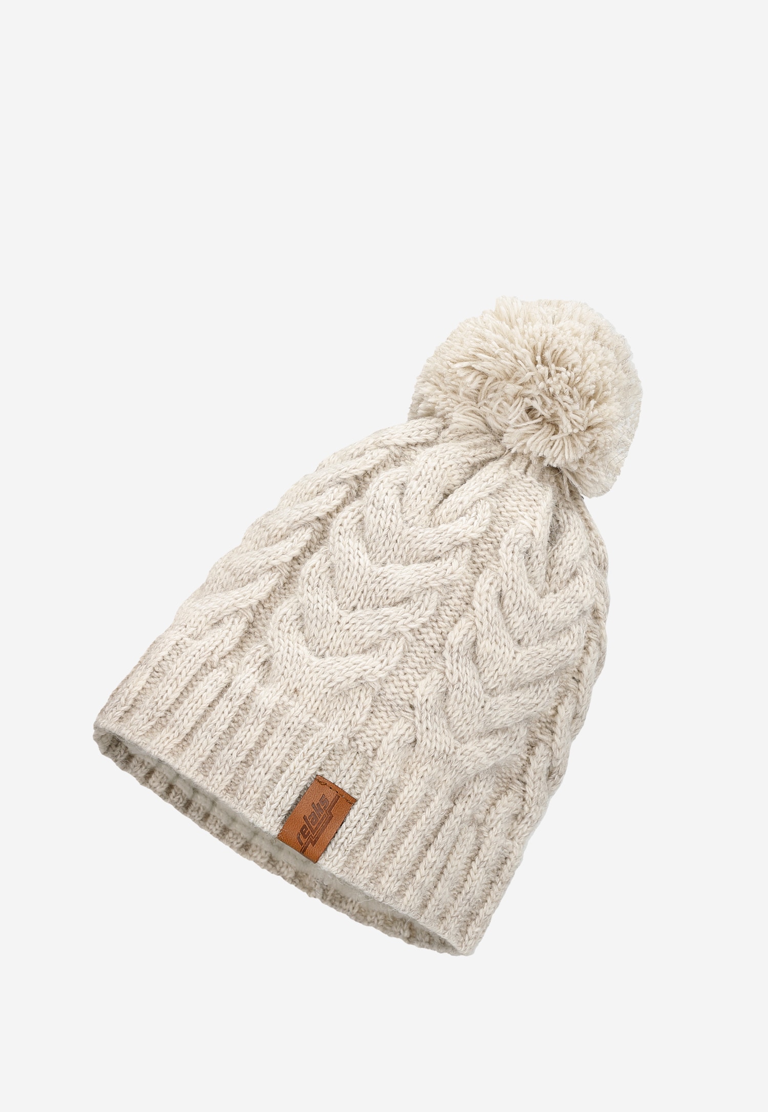 RELAKS ciepły zimowy zestaw czapka + komin