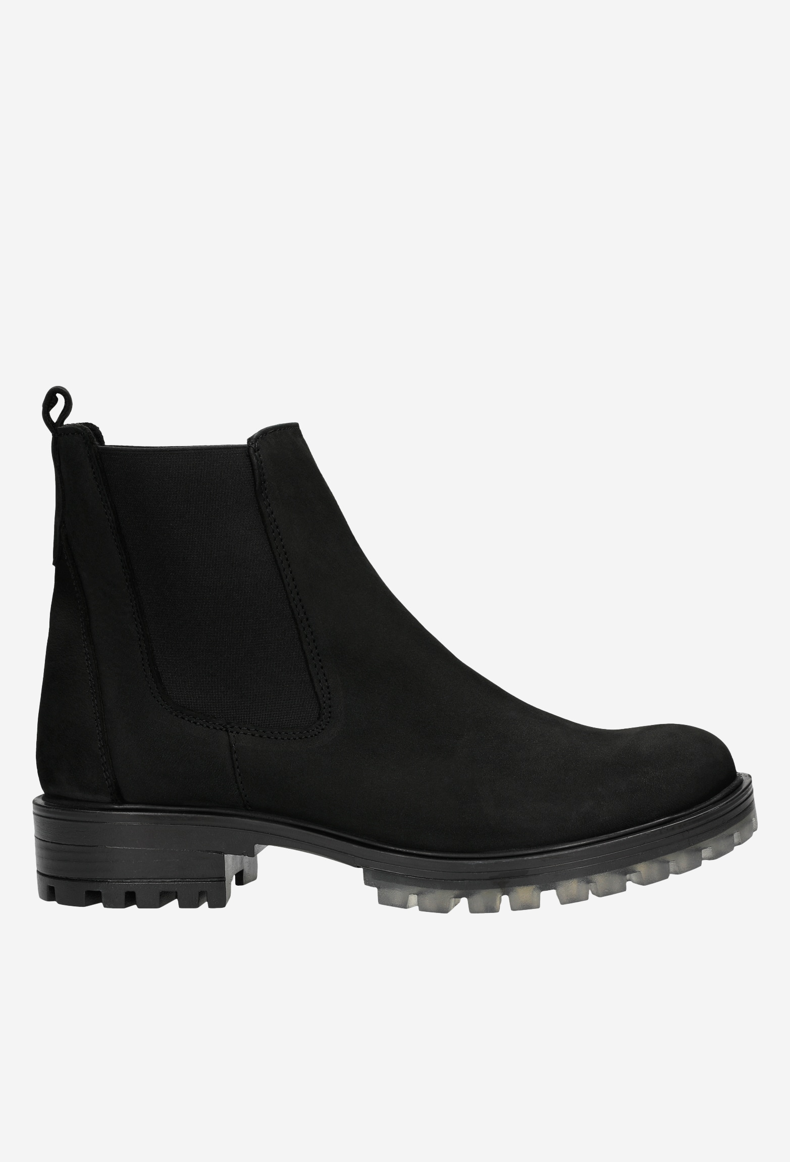 Czarne skórzane sztyblety damskie w stylu miejskim