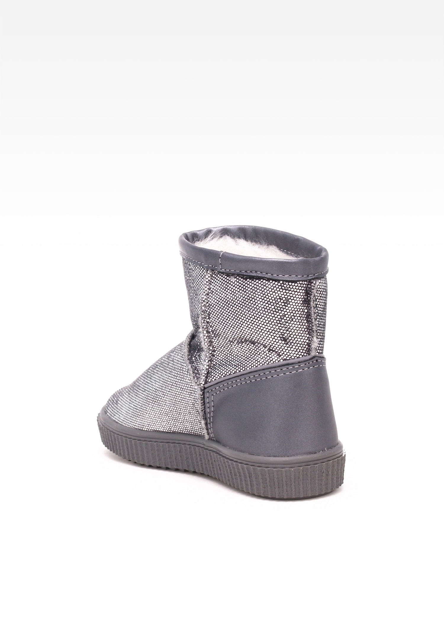 Botki ocieplane BARTEK 7037-BAX0, dla dziewcząt, srebrny