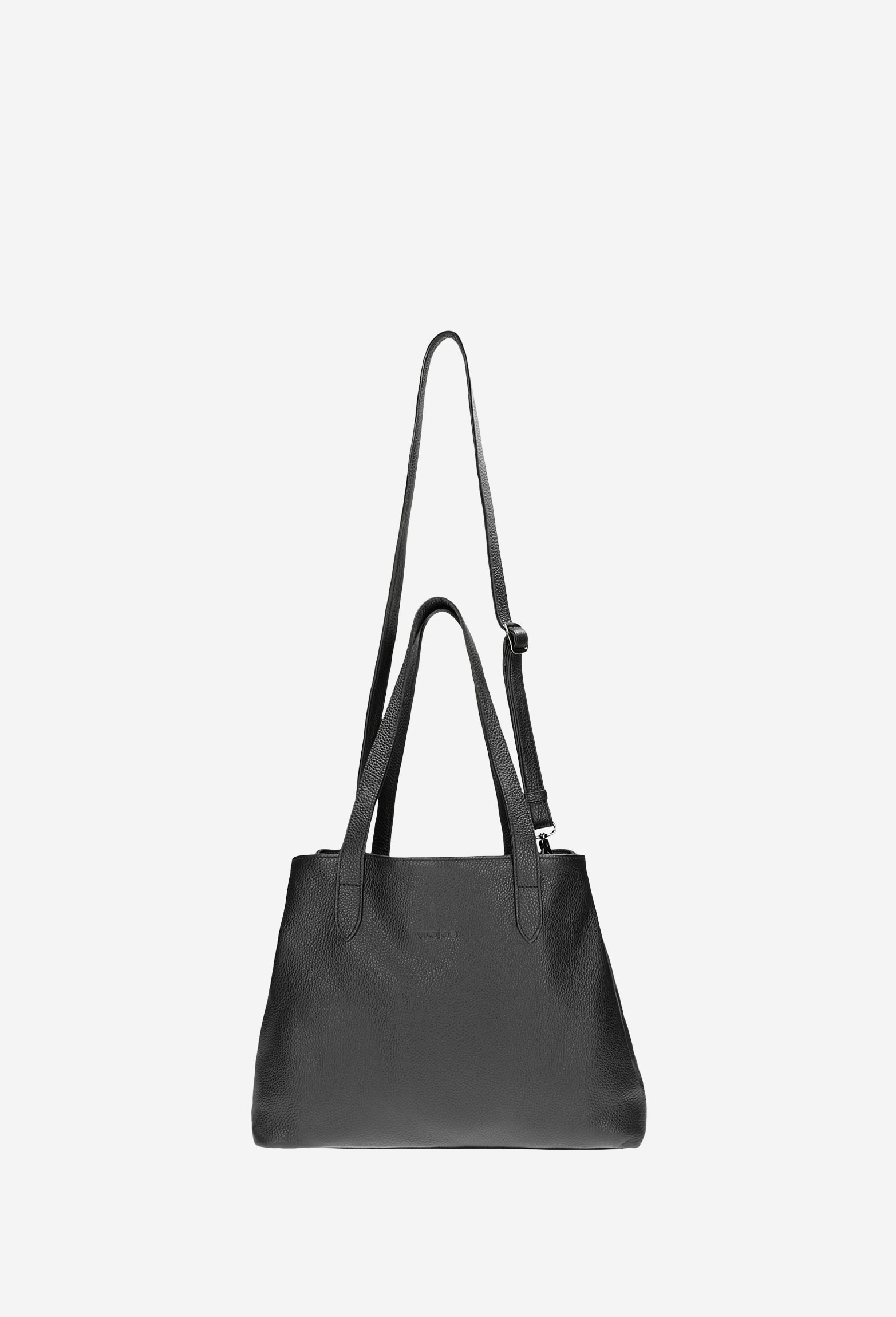 Czarna duża torebka damska na ramię