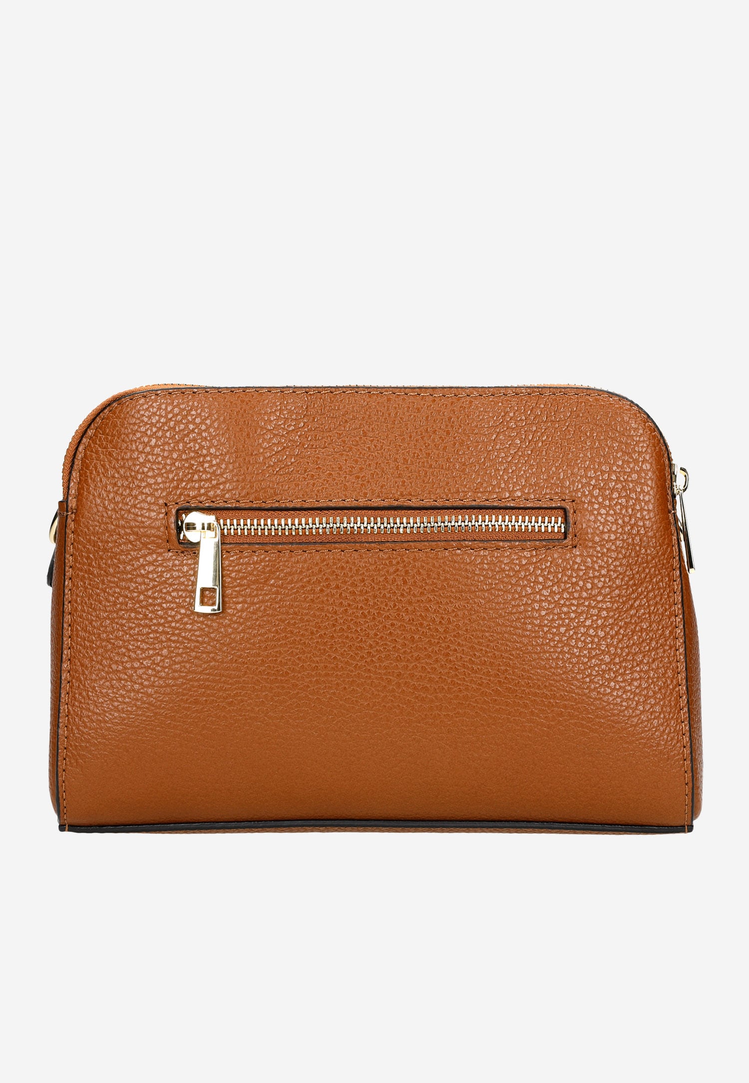 Mała torebka damska z ozdobnymi kółkami na skórzanych paskach