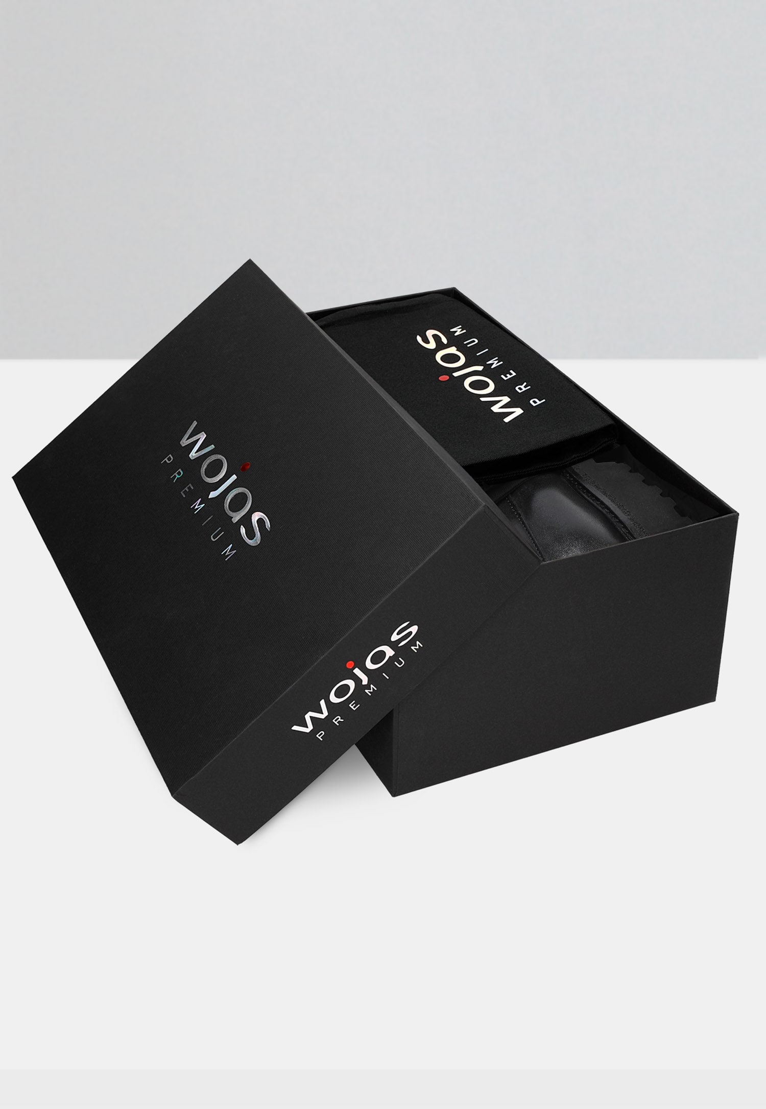 Czarne męskie loafersy PREMIUM