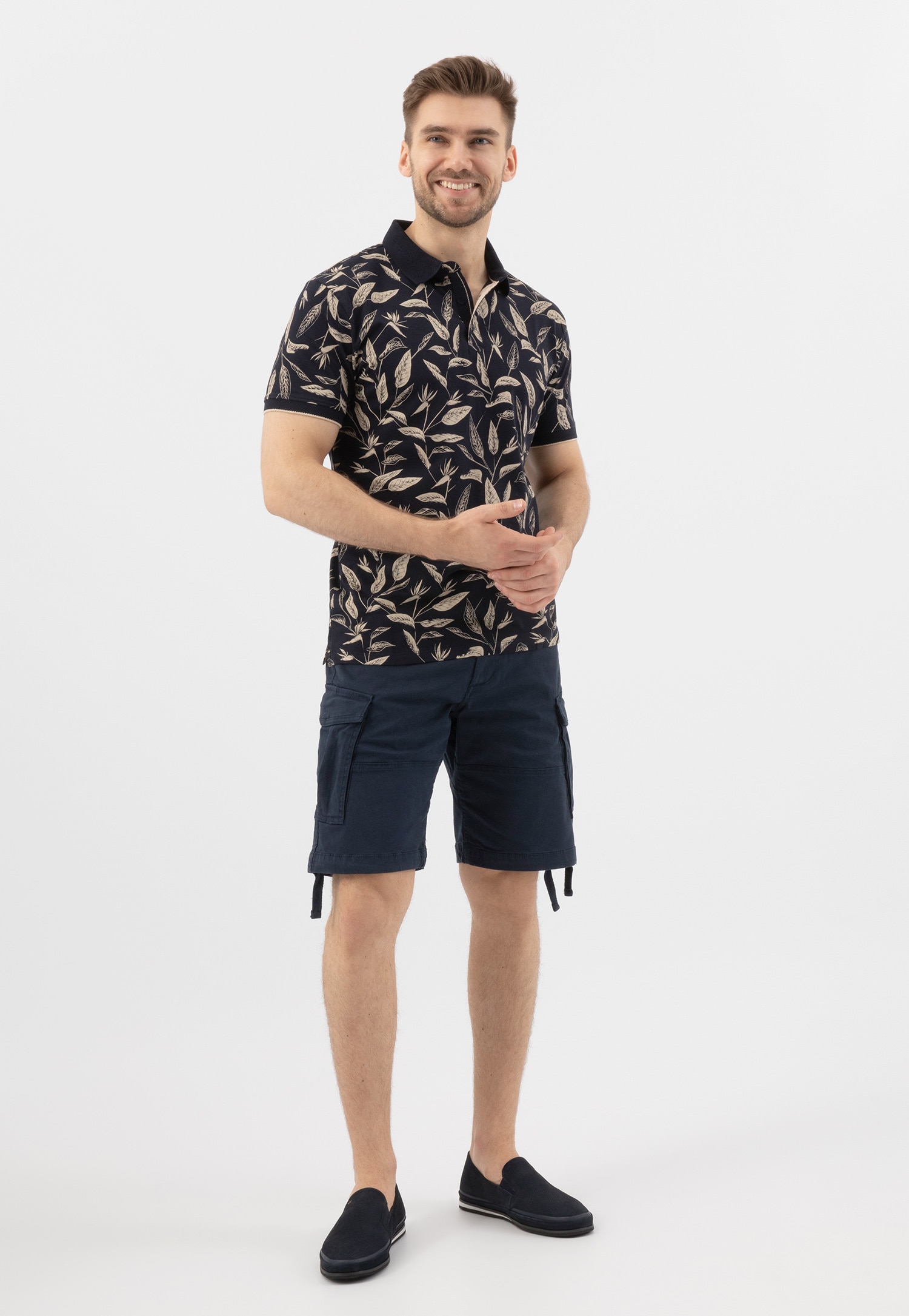 Czarne wsuwane półbuty męskie z linii Comfort