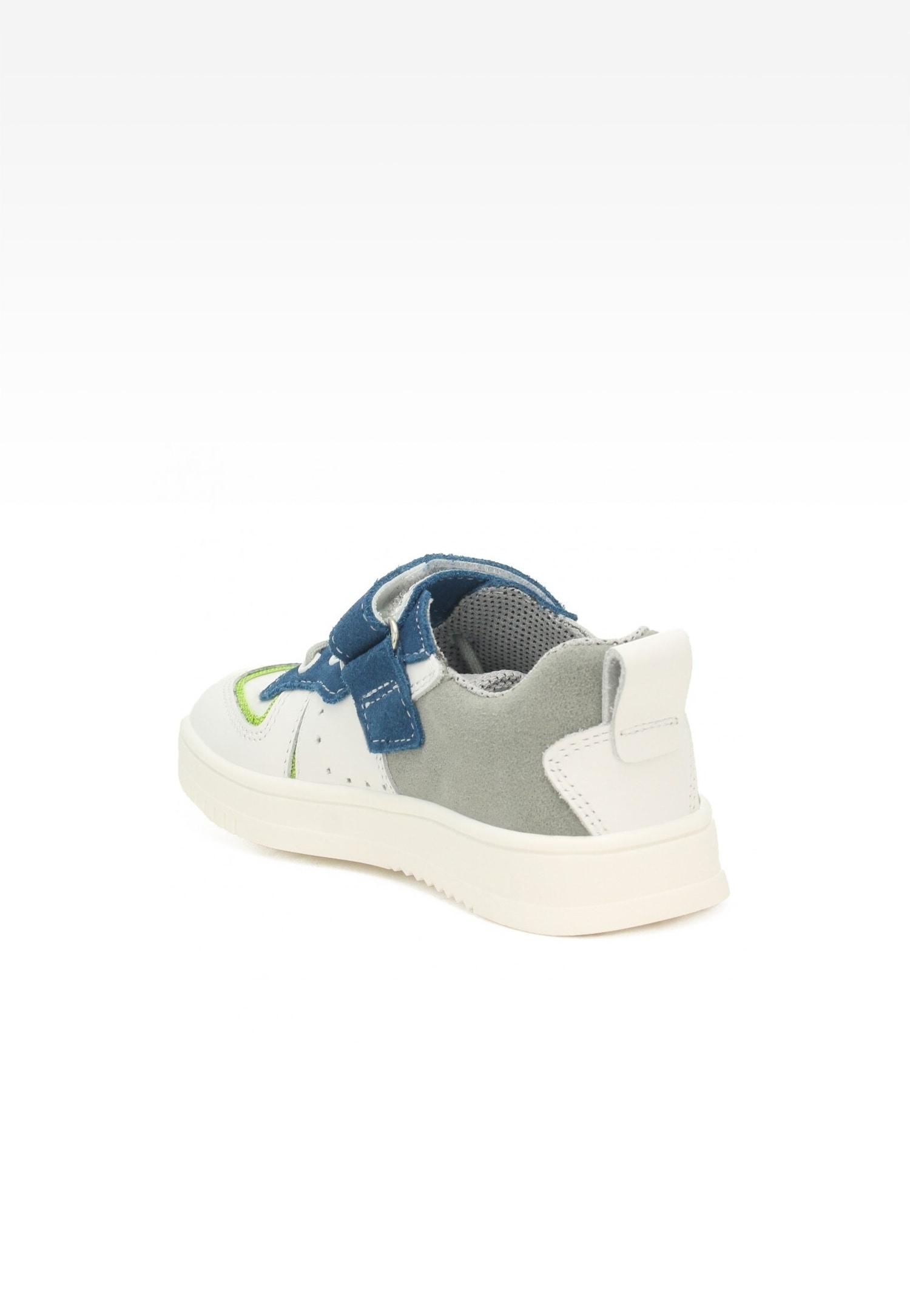 Półbuty BARTEK 15302015, dla chłopców, biało-niebieski