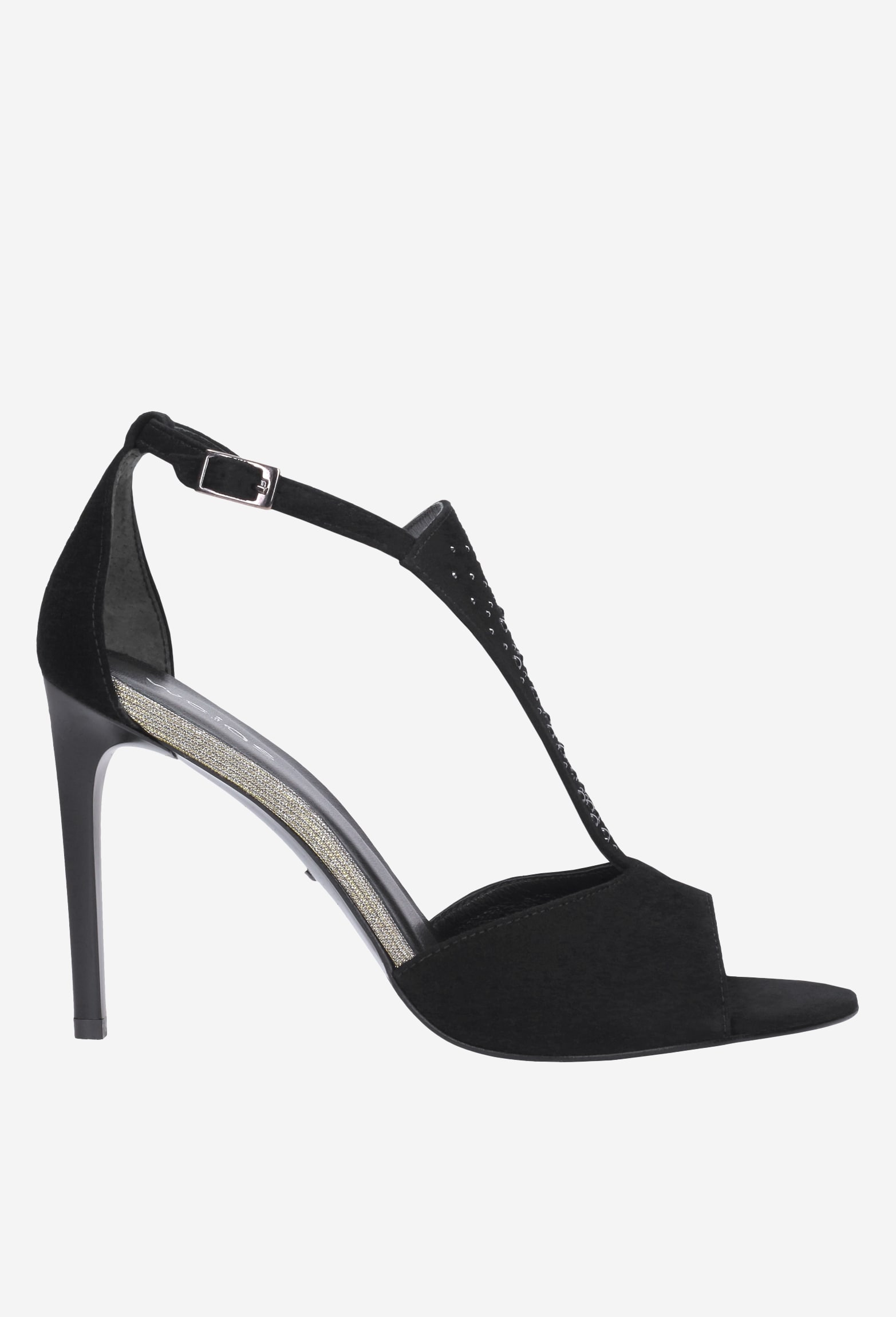 Czarne sandały damskie