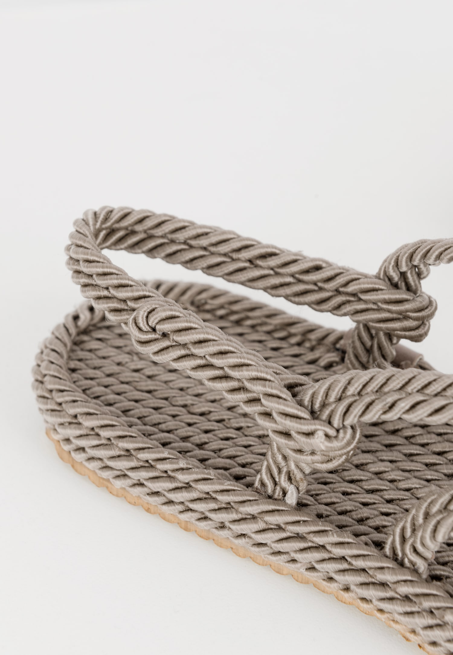 WJS zielone sandały damskie ze sznurkowymi paskami