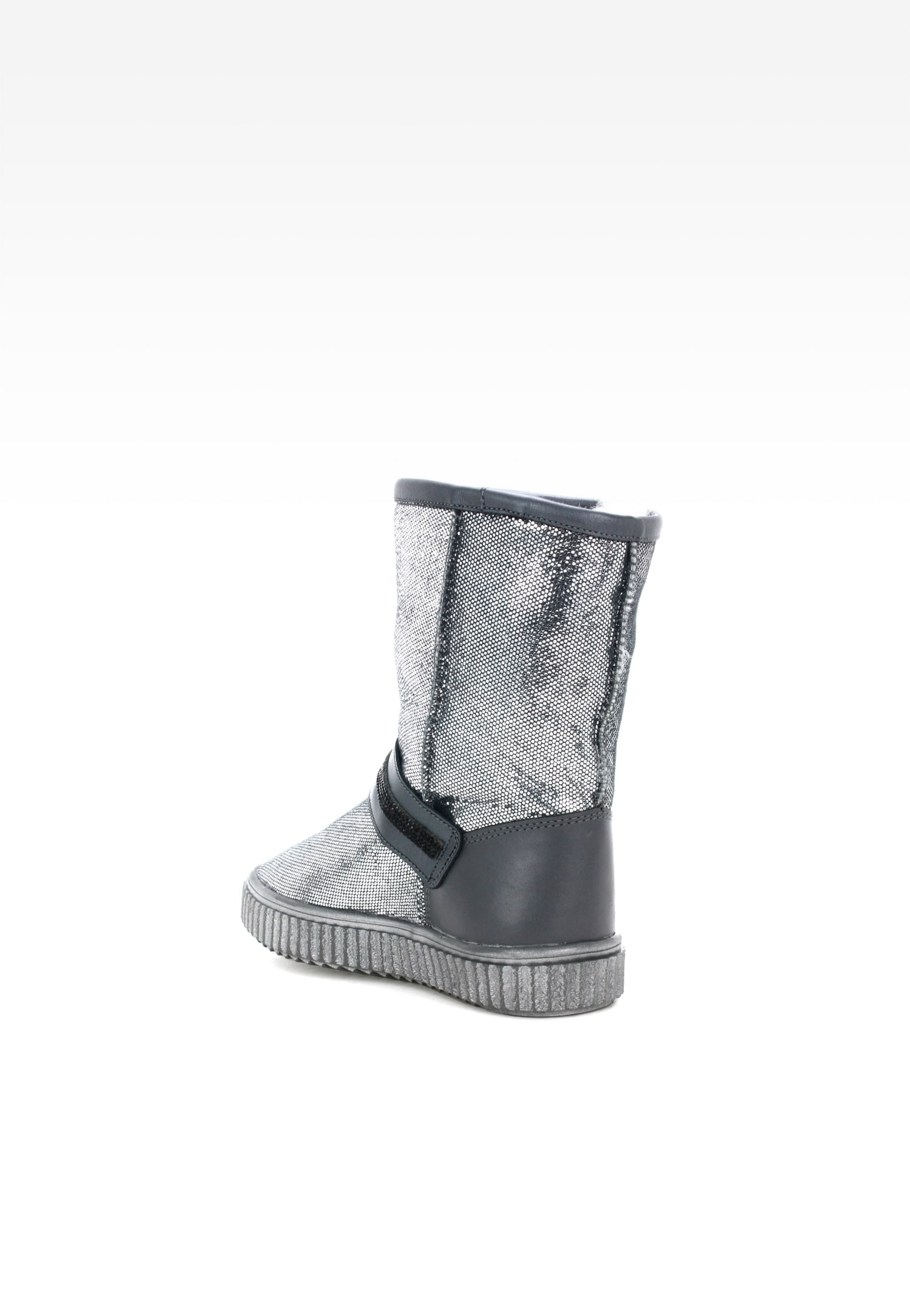 Botki ocieplane BARTEK W-677730/BAX, dla dziewcząt, srebrny