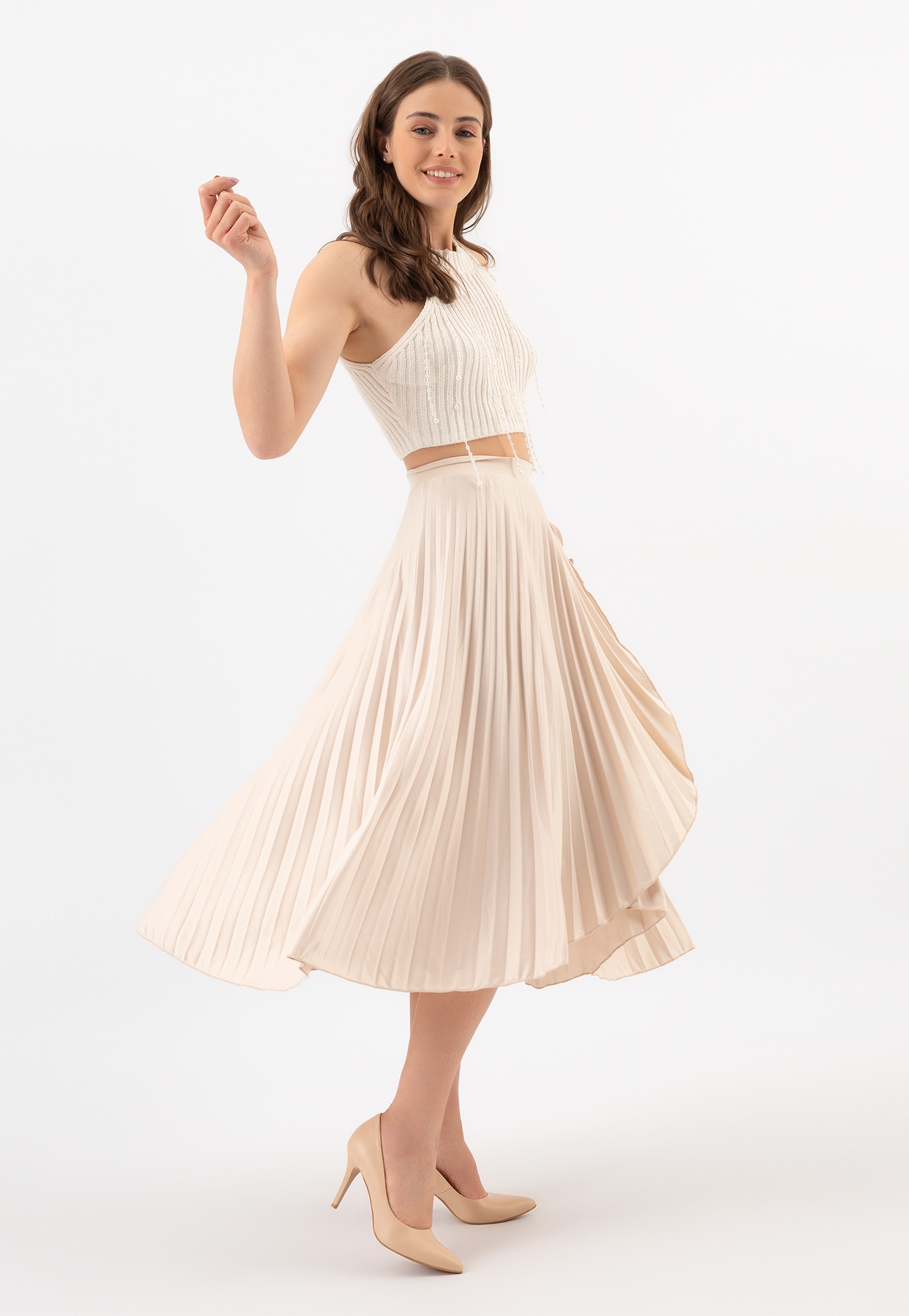 Czarne czółenka damskie