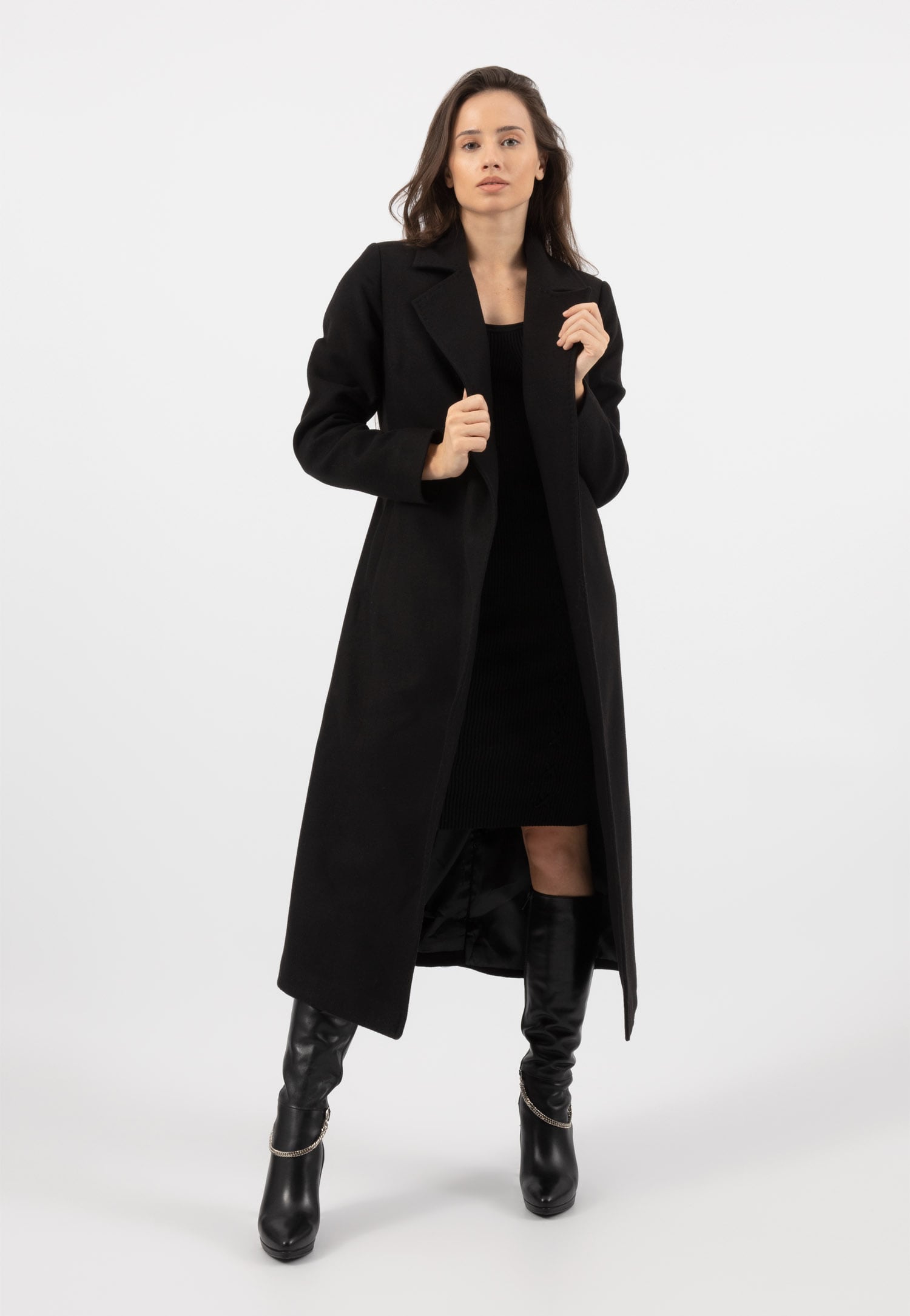 RELAKS płaszcz damski beżowy