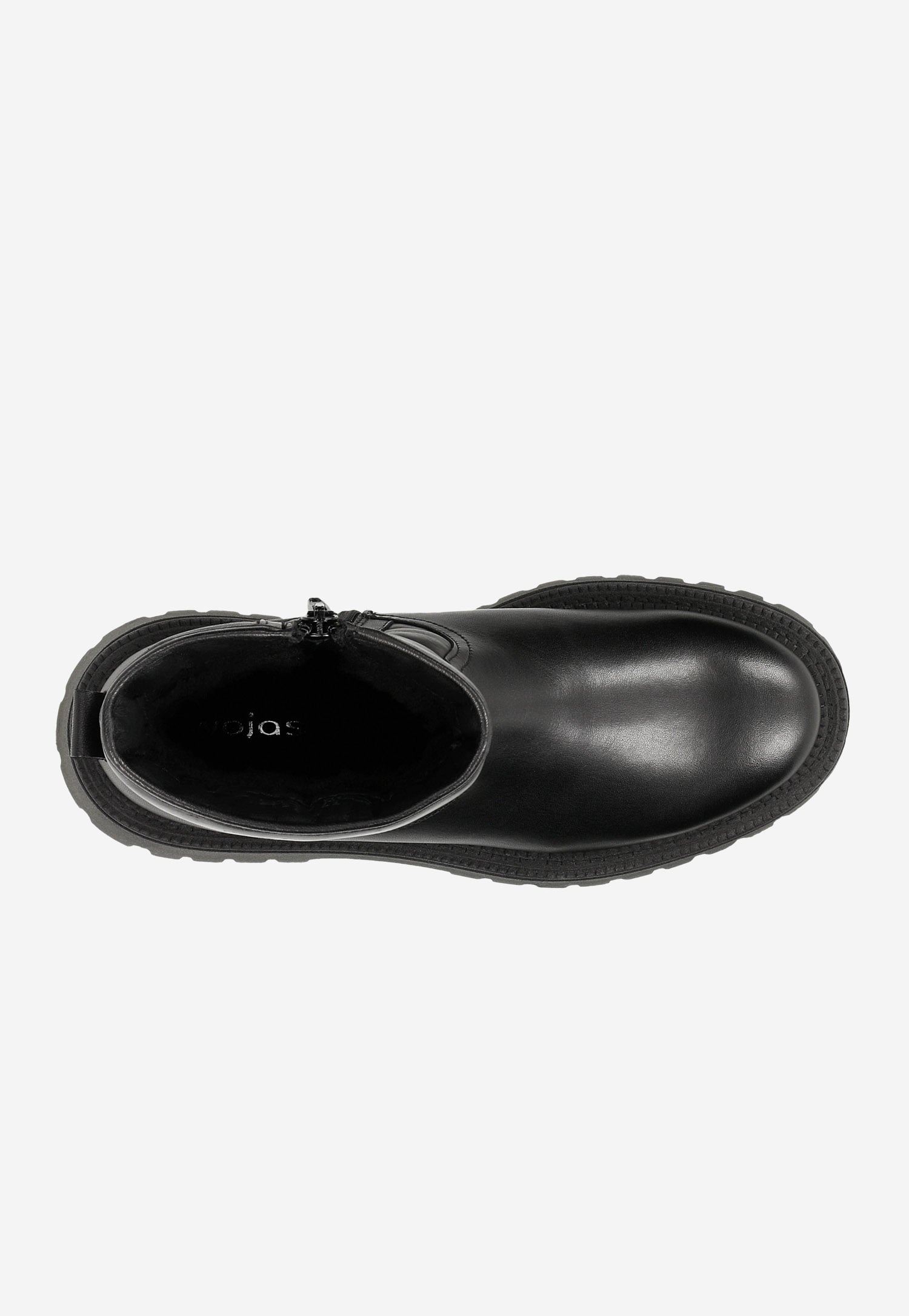 Czarne ocieplane botki damskie z pikowaną cholewką