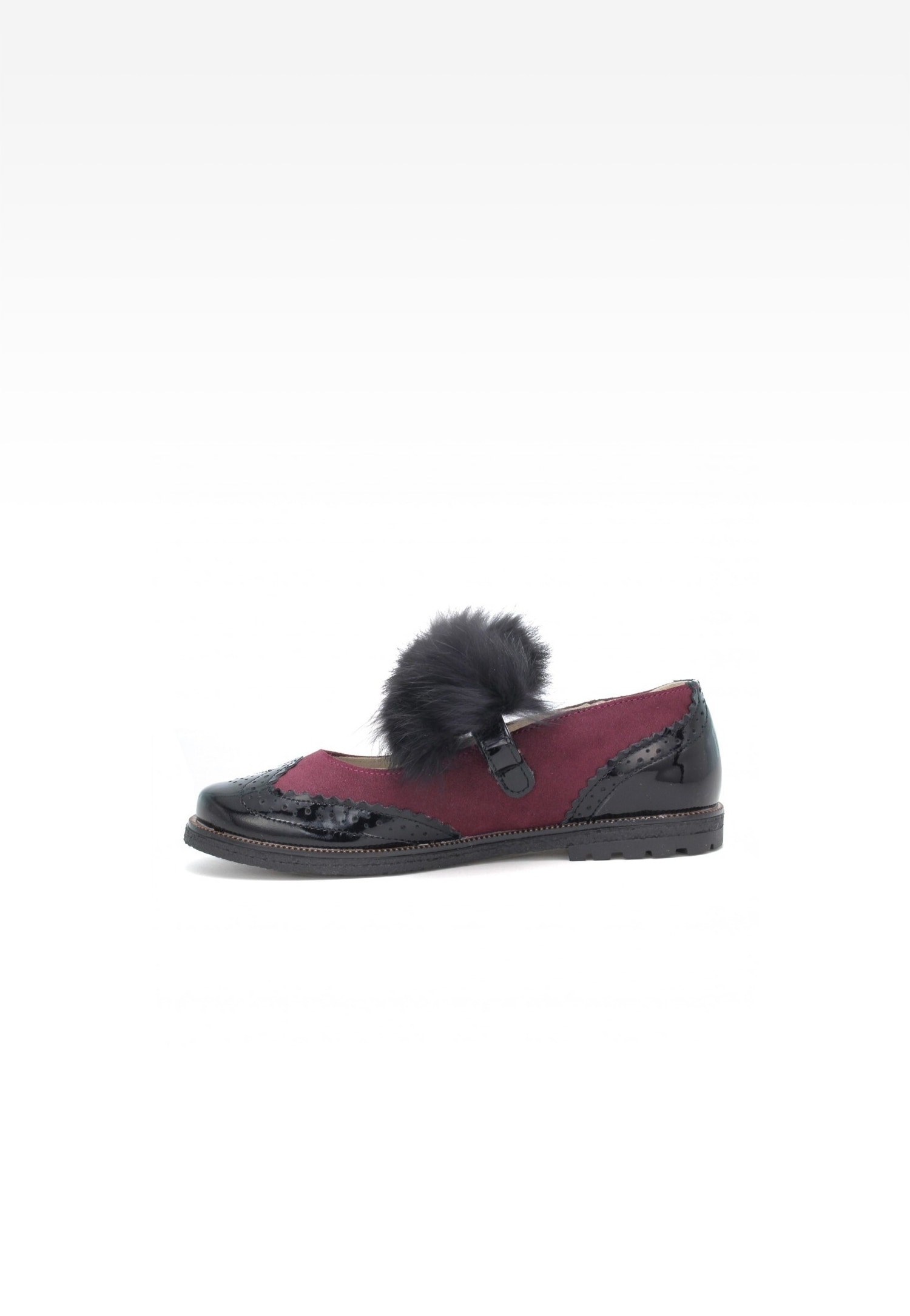 Wizytowe BARTEK W-45637/SZ/L9X, dla dziewcząt, bordowy