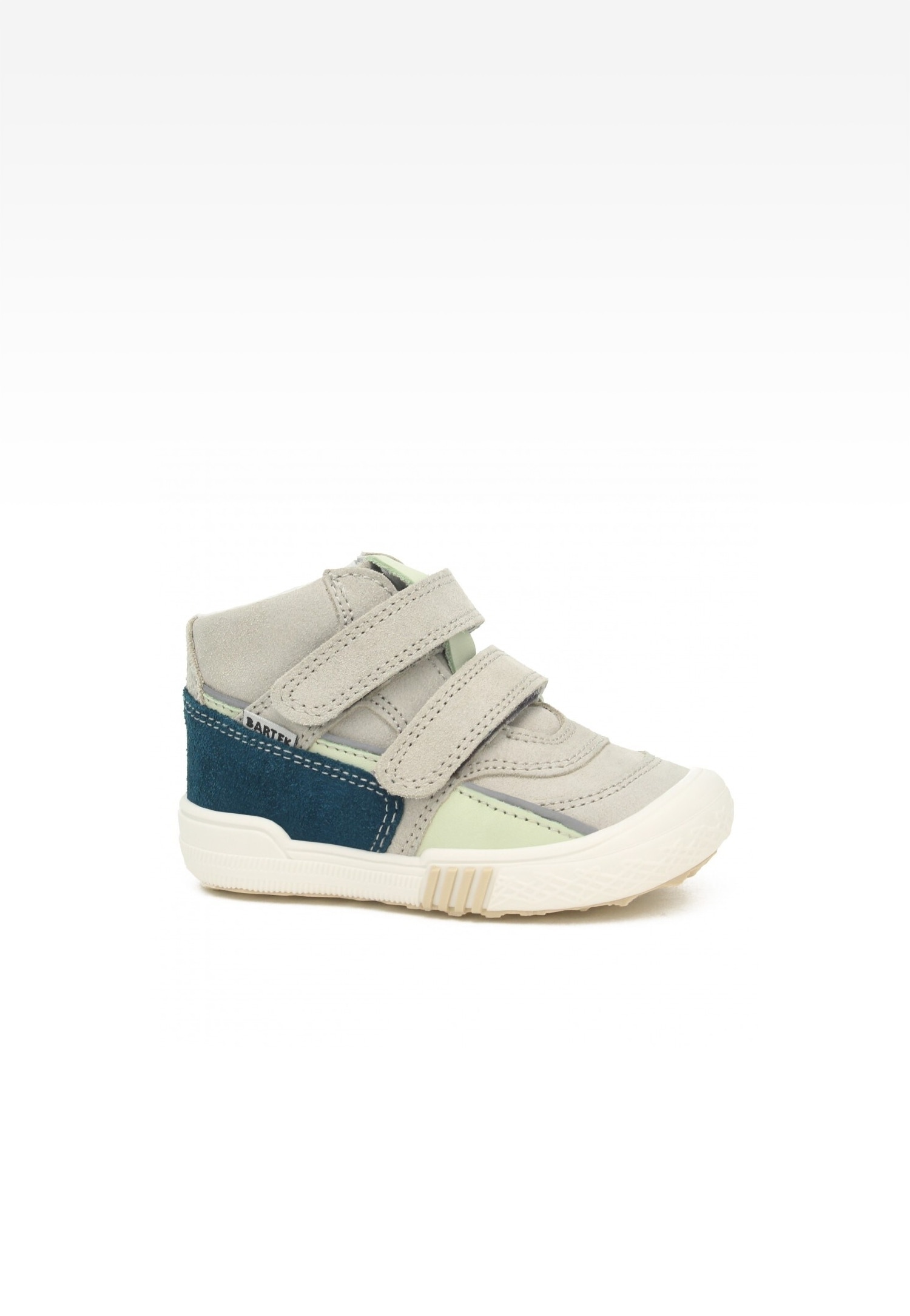 Sneakers BARTEK 91756-026, dla chłopców, szaro-zielony