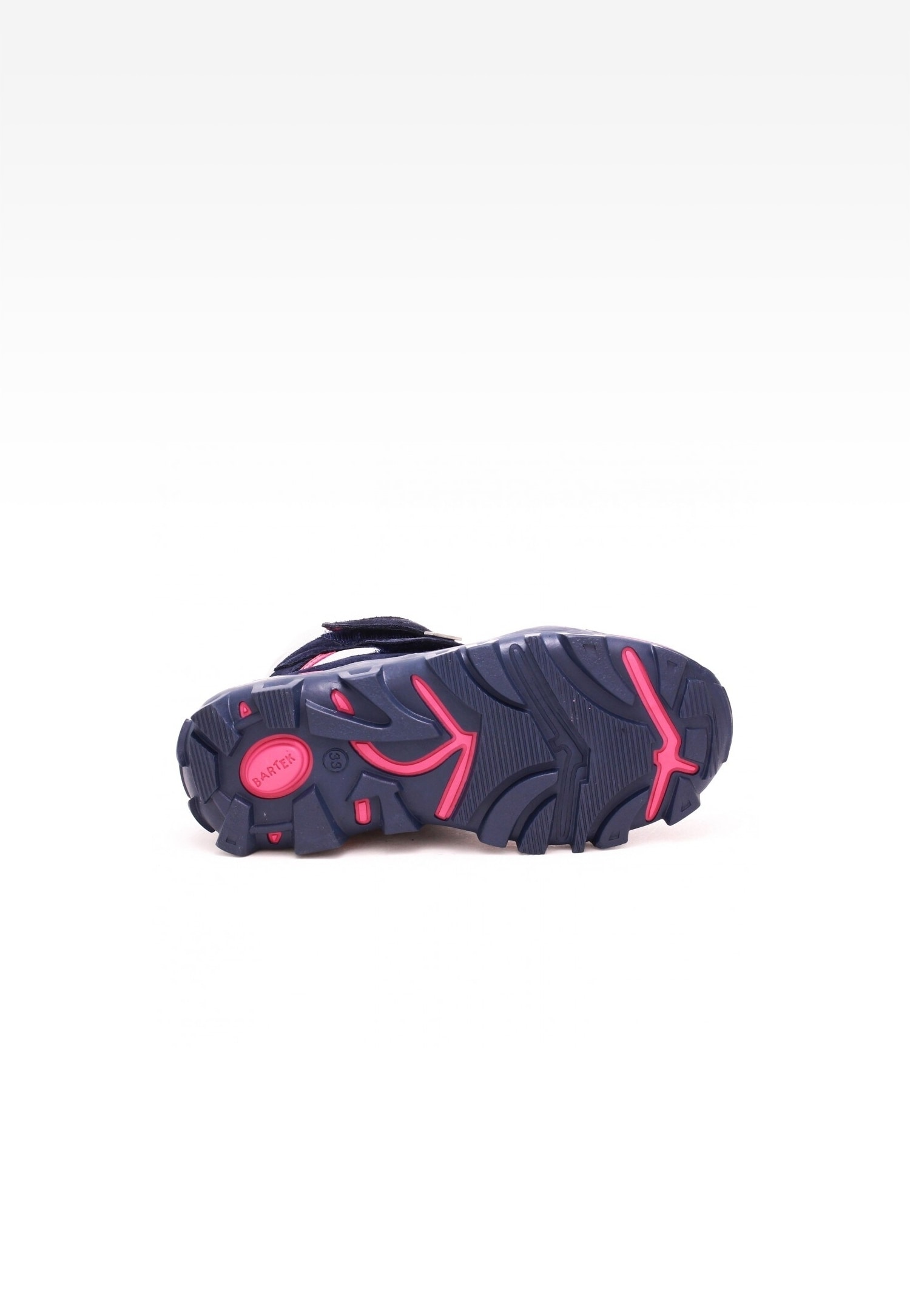Trzewiki ocieplane BARTEK 7395-69XL, dla dziewcząt, granatowo-różowy