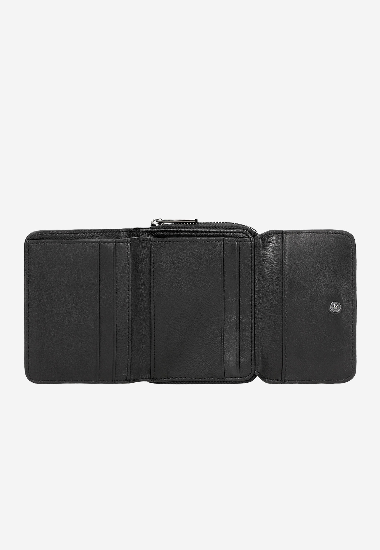 Czerwony lakierowany portfel damski z tłoczeniem