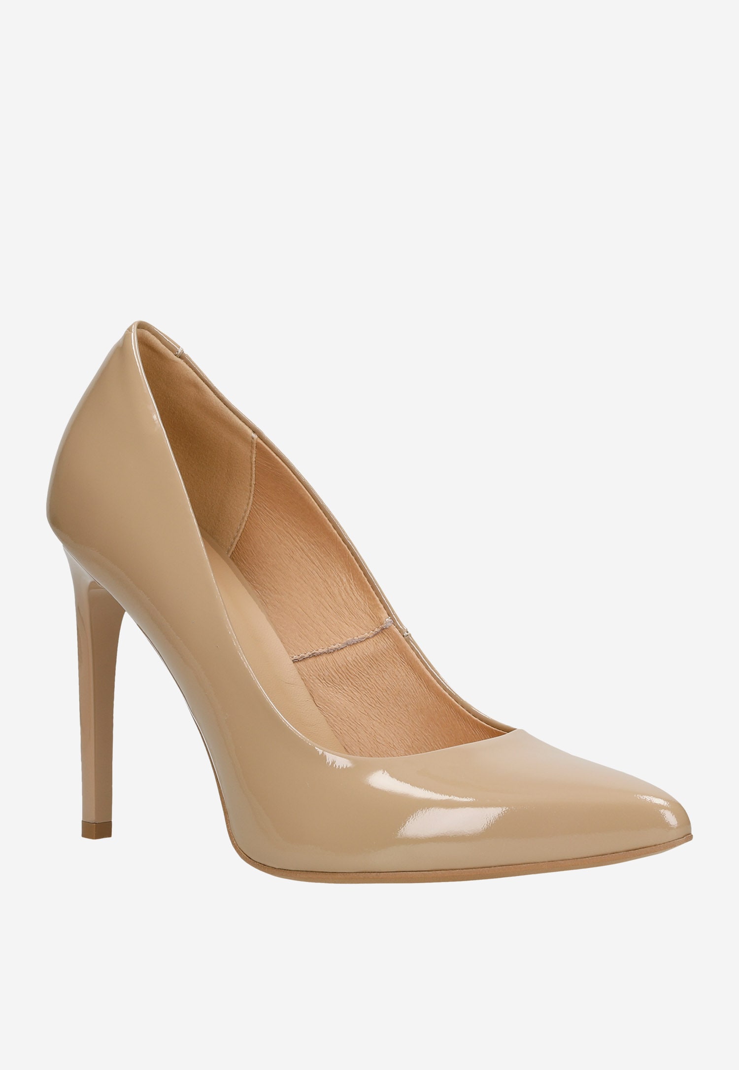 Czarne eleganckie czółenka damskie ze skóry licowej