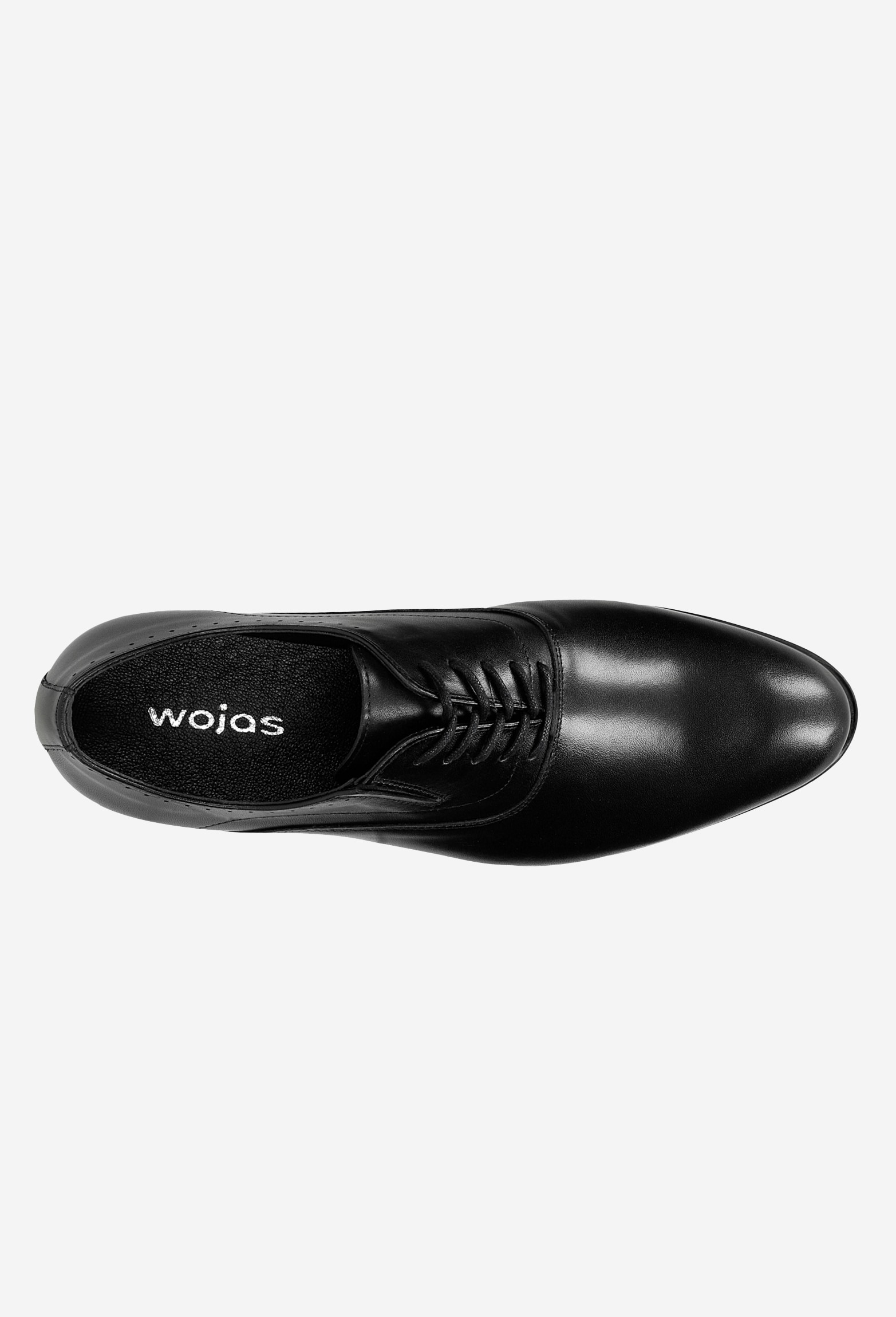 Czarne brogsy męskie w stylu formal