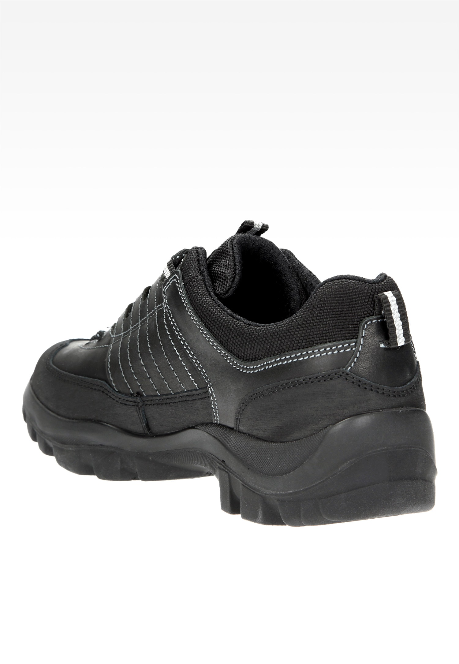 Czarne męskie półbuty