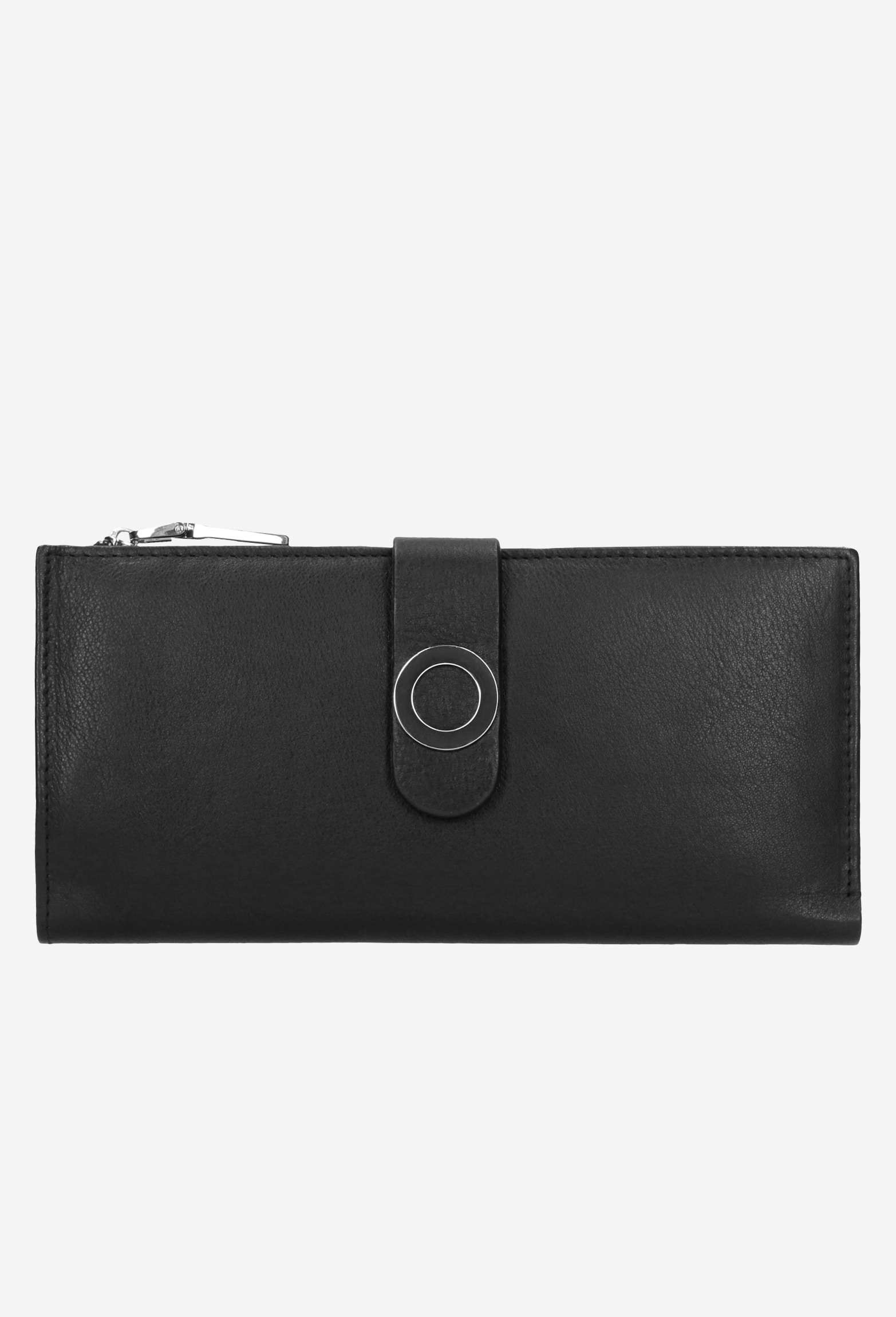 Czarny portfel damski