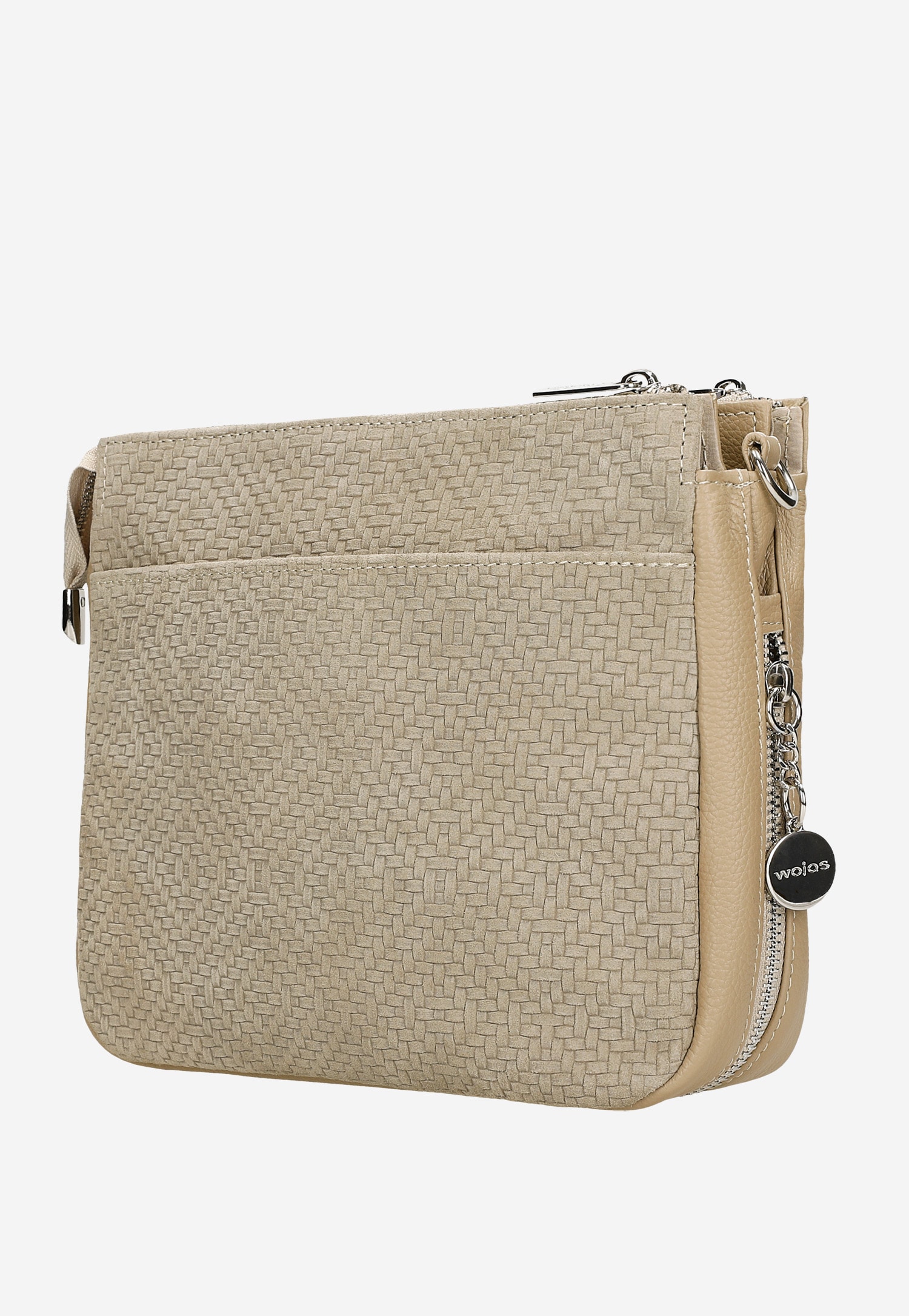 Mała beżowa torebka damska na ramię