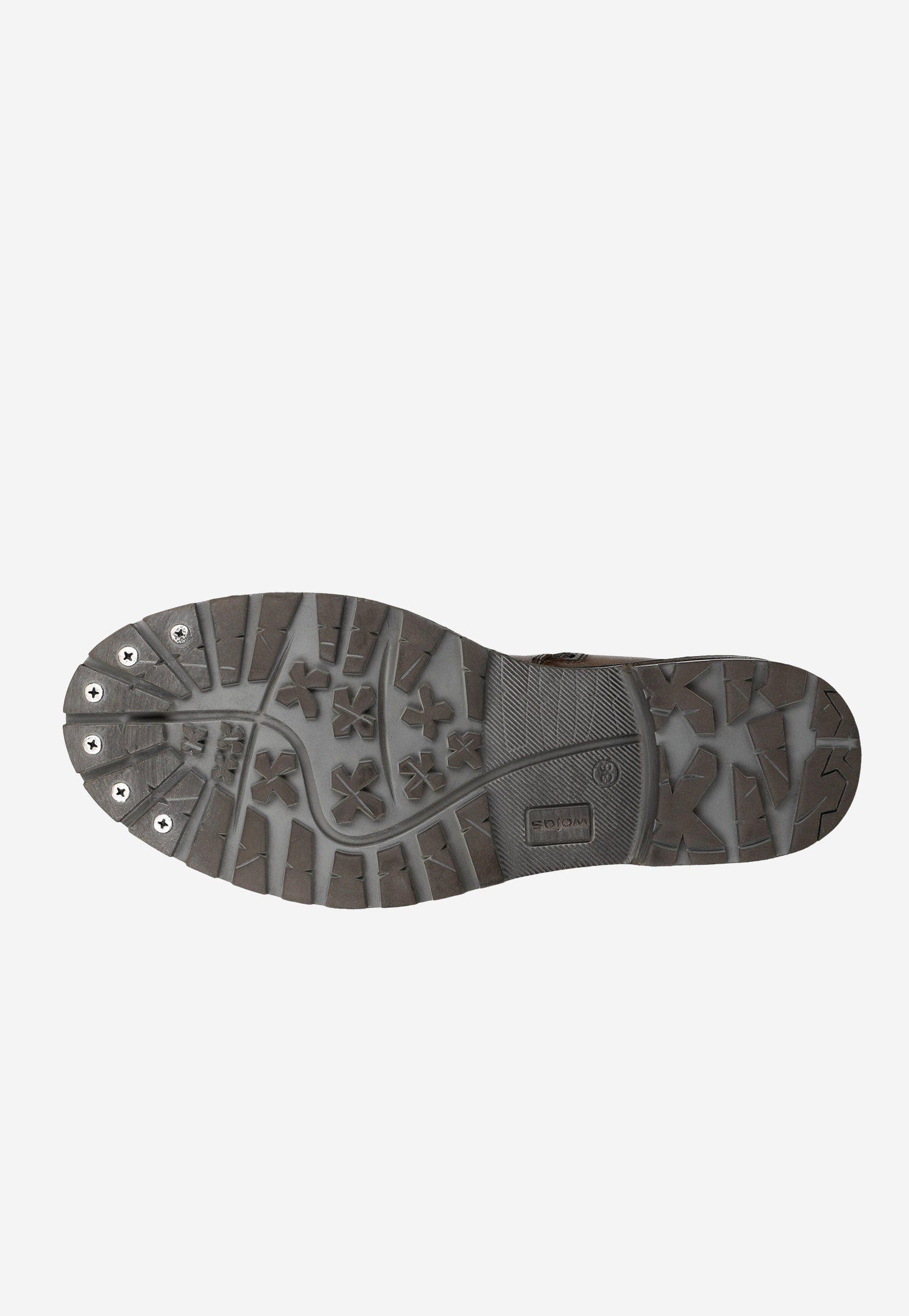 Ciemnobrązowe kozaki damskie z wstawką z boku cholewki