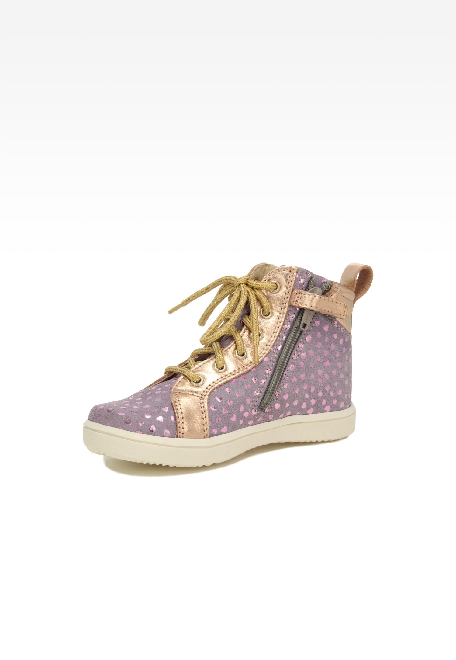 Sneakers BARTEK 14359-028, dla dziewcząt, różowo-złoty