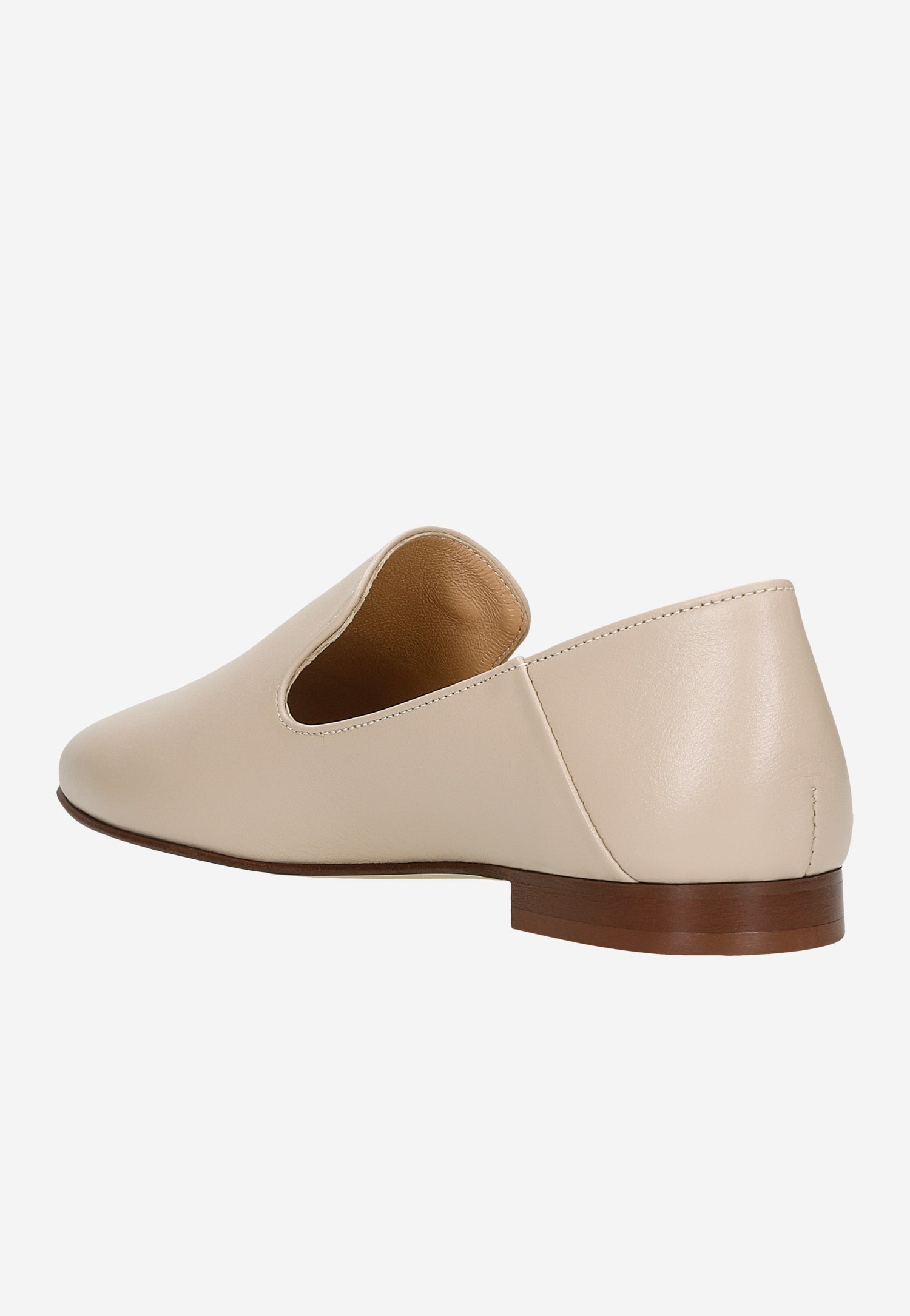 Brązowe skórzane lordsy damskie na płaskiej podeszwie