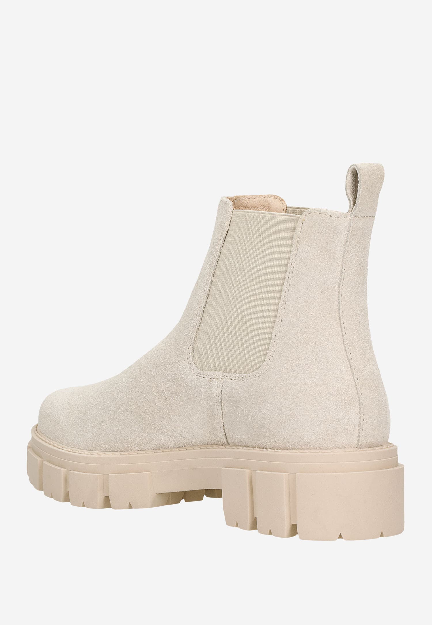 Beżowe wsuwane sztyblety damskie