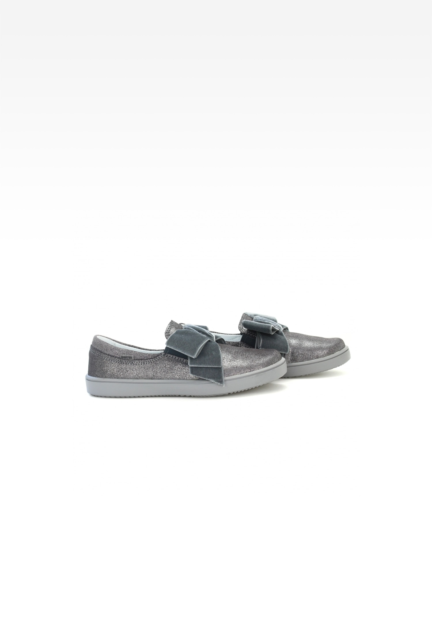 Półbuty BARTEK W-48384/SZ/11M, dla dziewcząt, szaro-srebrny
