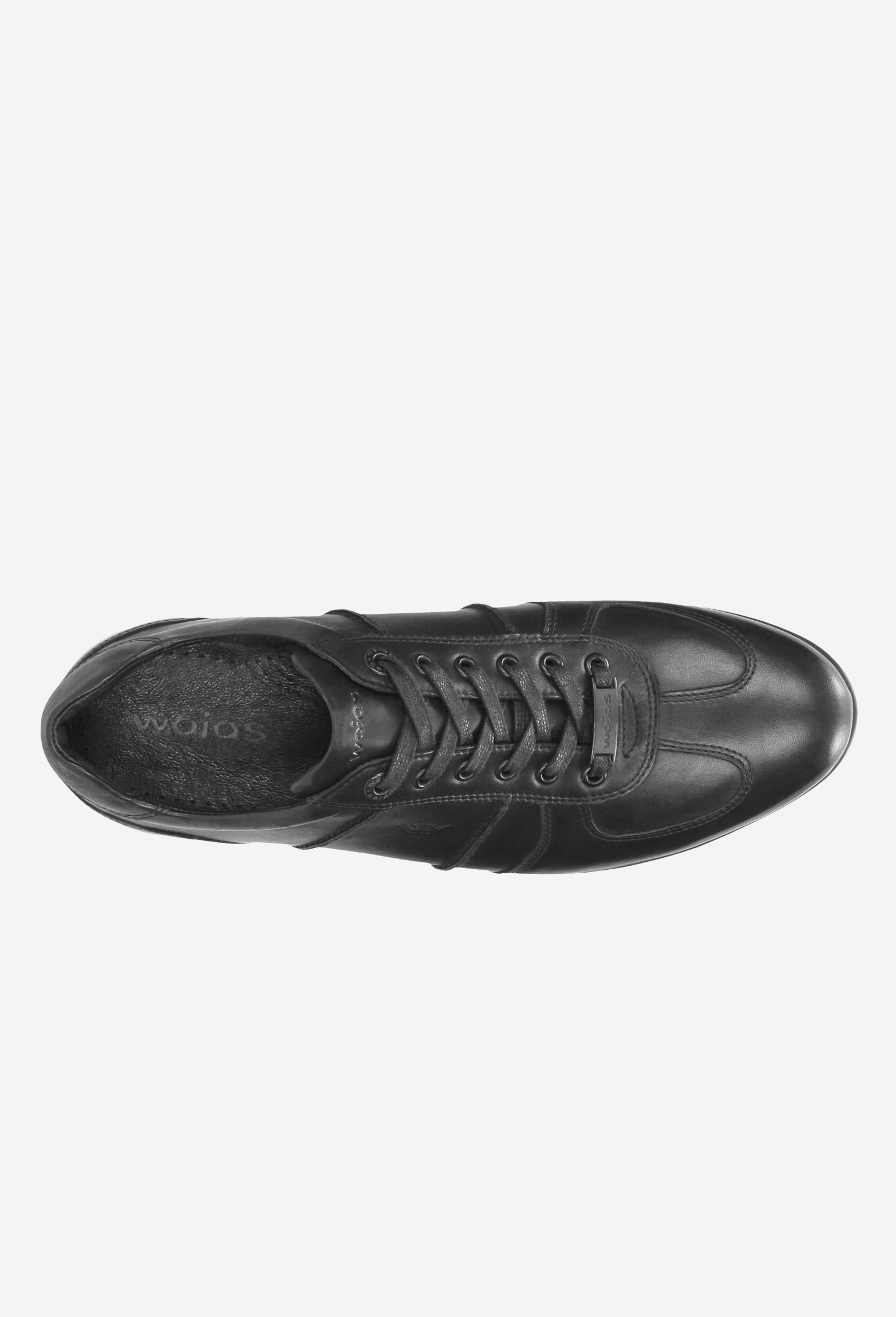 Czarne męskie półbuty