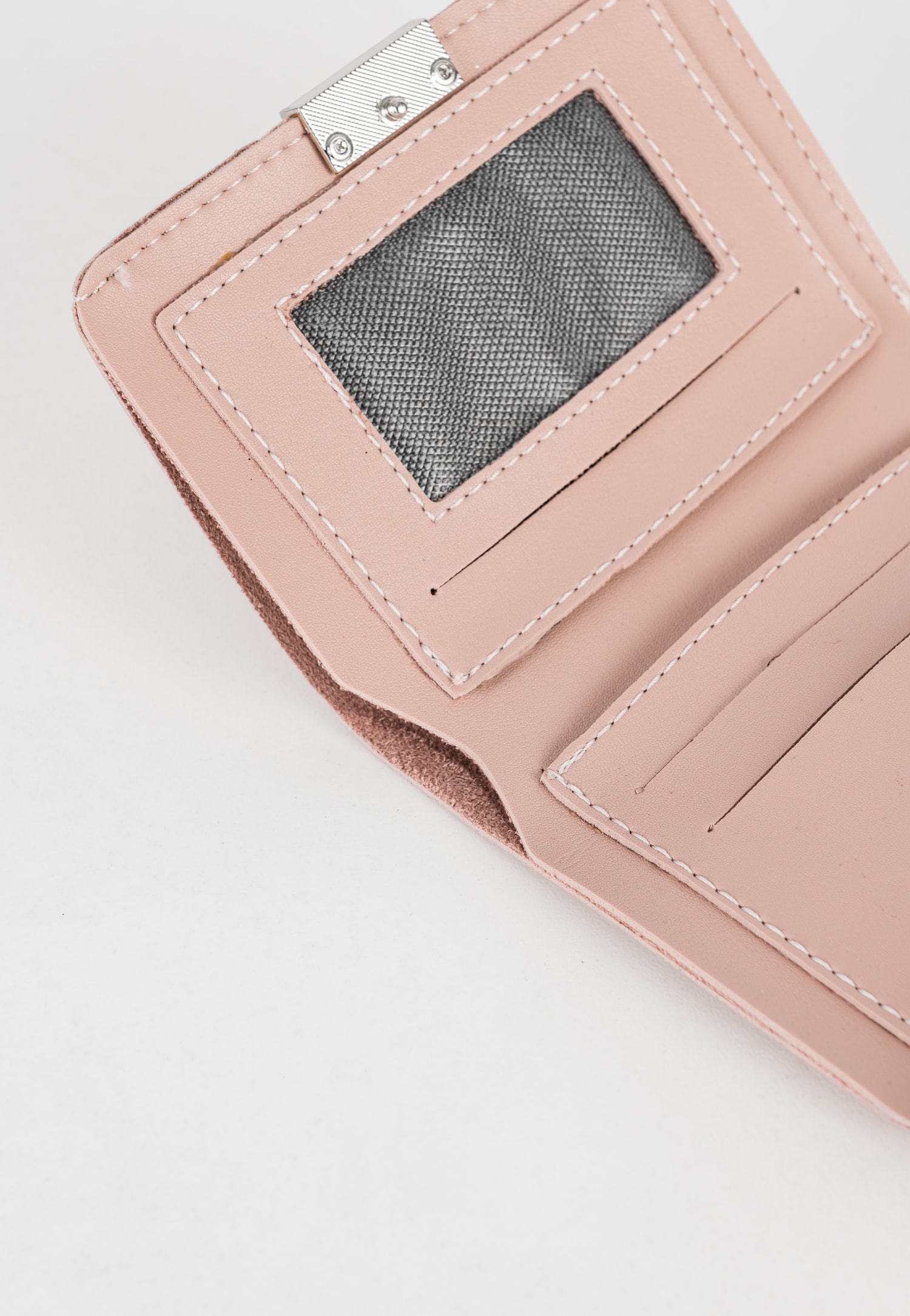 WJS niewielki różowy portfel damski