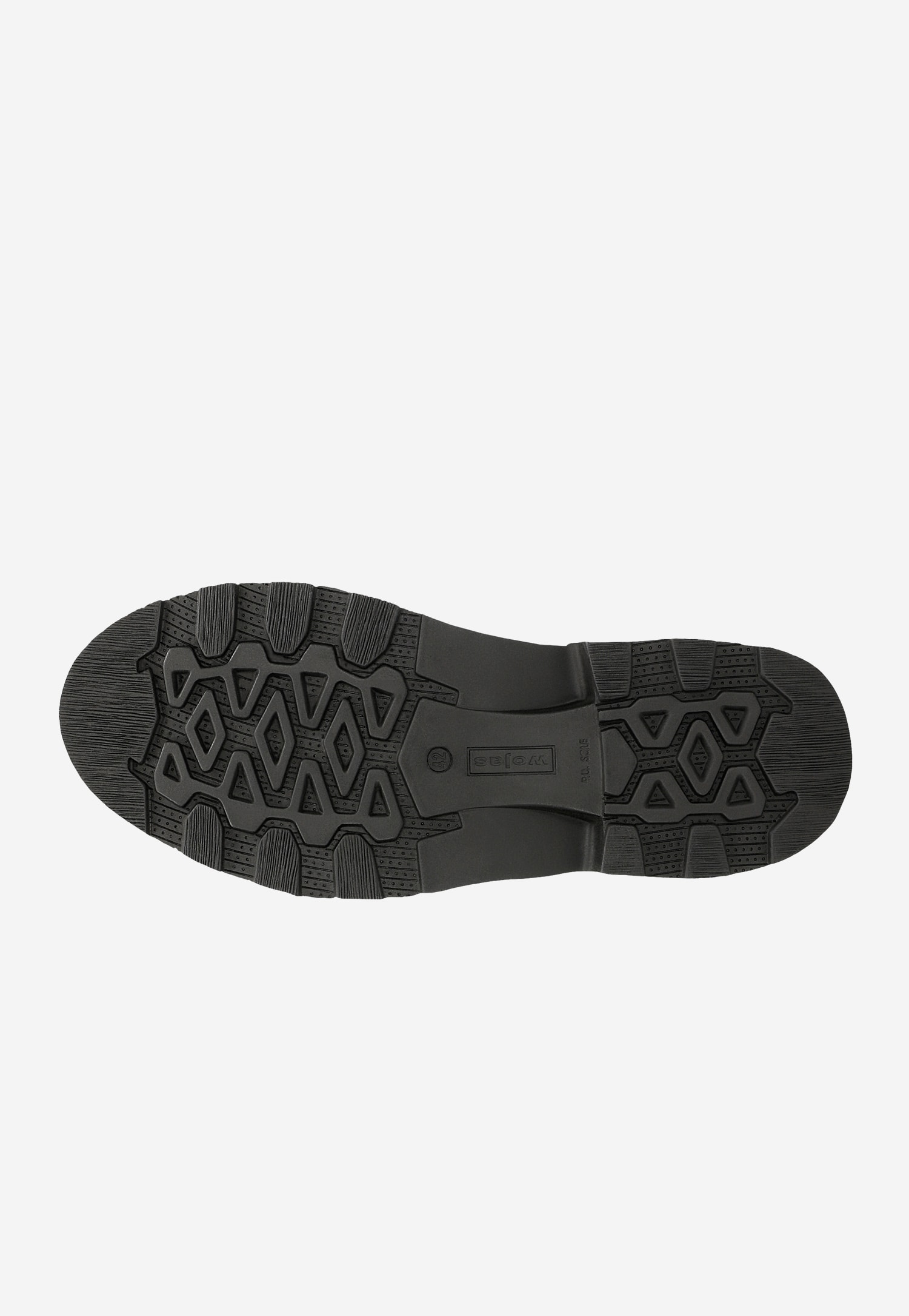 Trzewiki męskie z grantowej dwoiny welurpwej