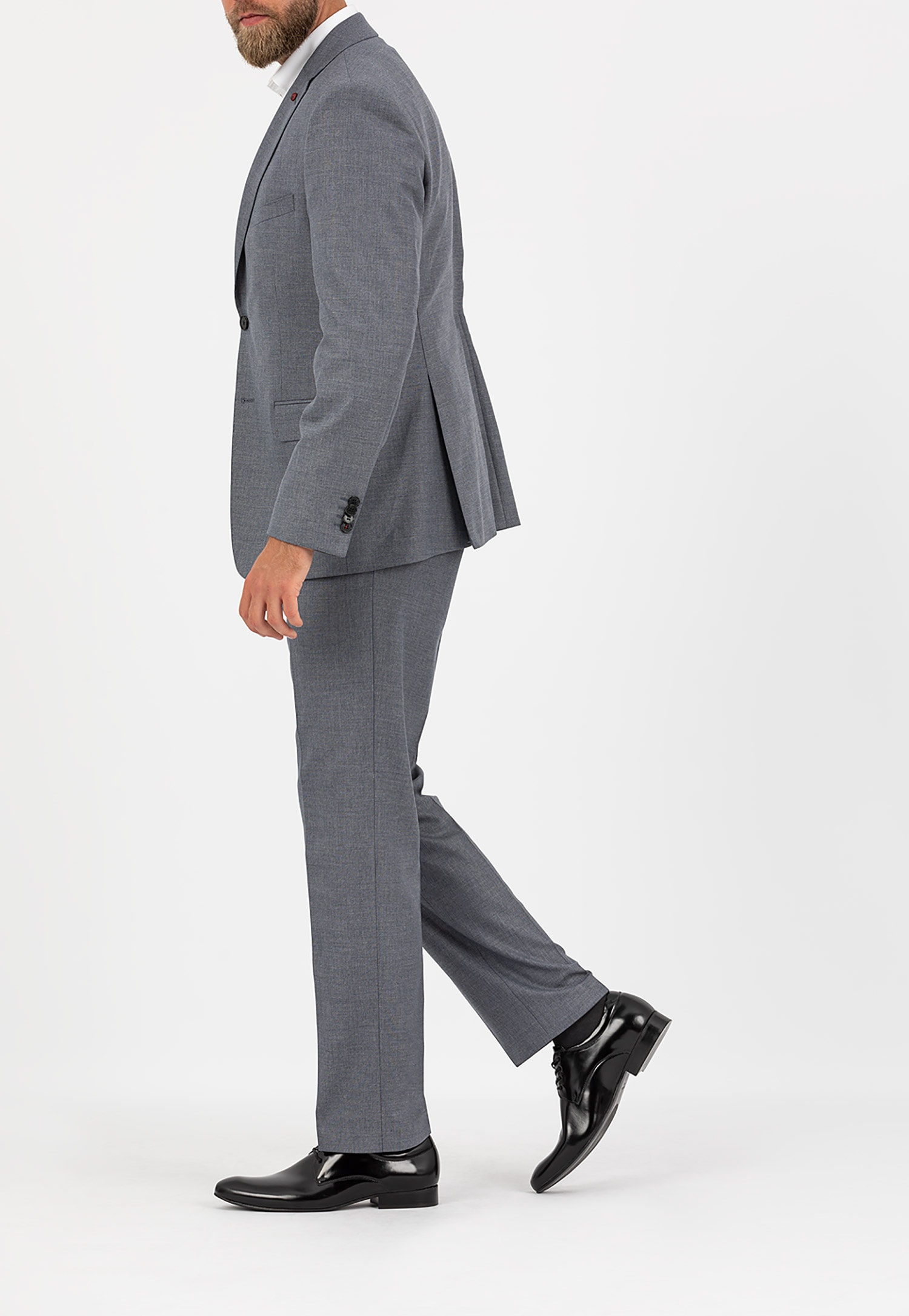 Czarne męskie półbuty