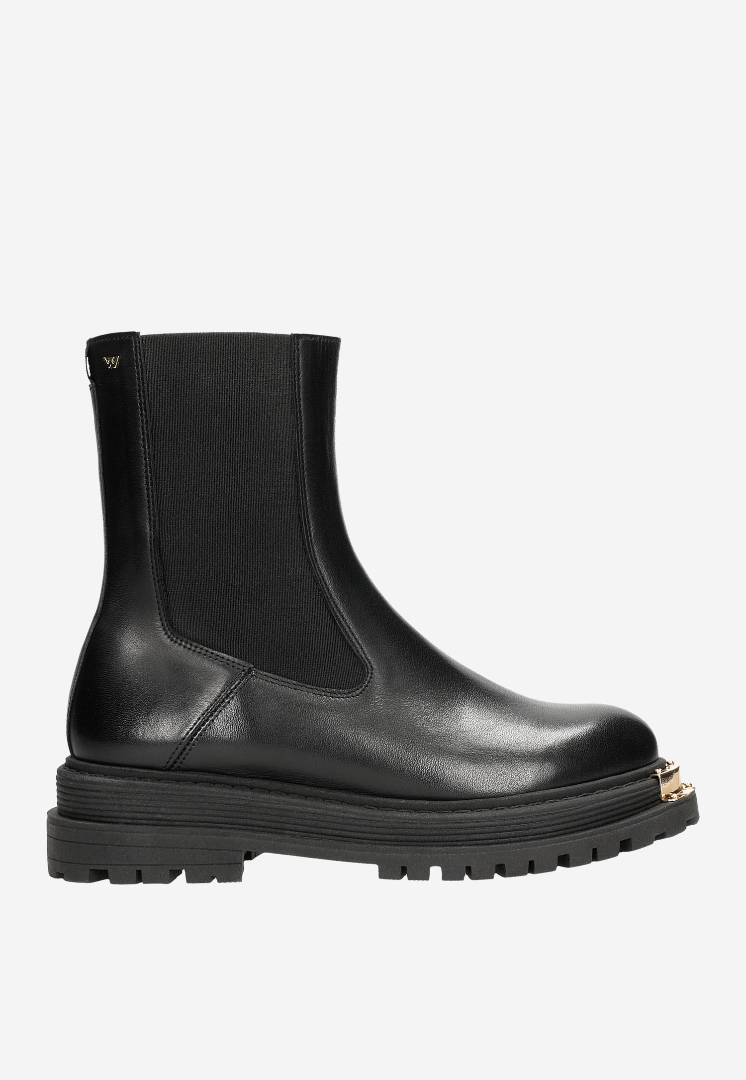 Czarne sztyblety damskie ze skóry naturalnej