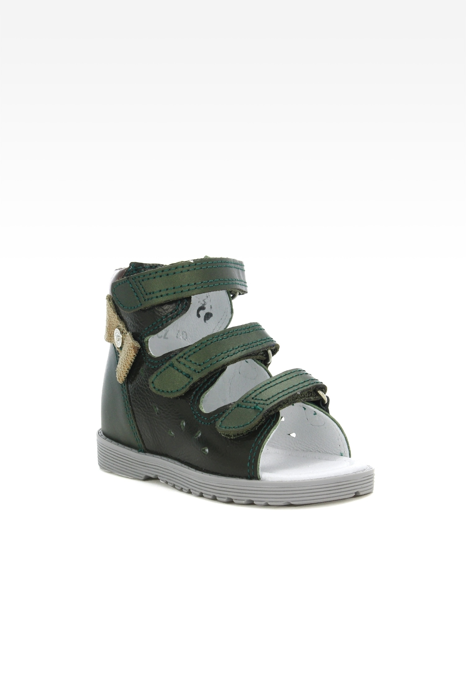 Obuwie profilaktyczne bartek BARTEK T-81803-5/LCZ, dla dziewcząt, oliwkowo-zielony