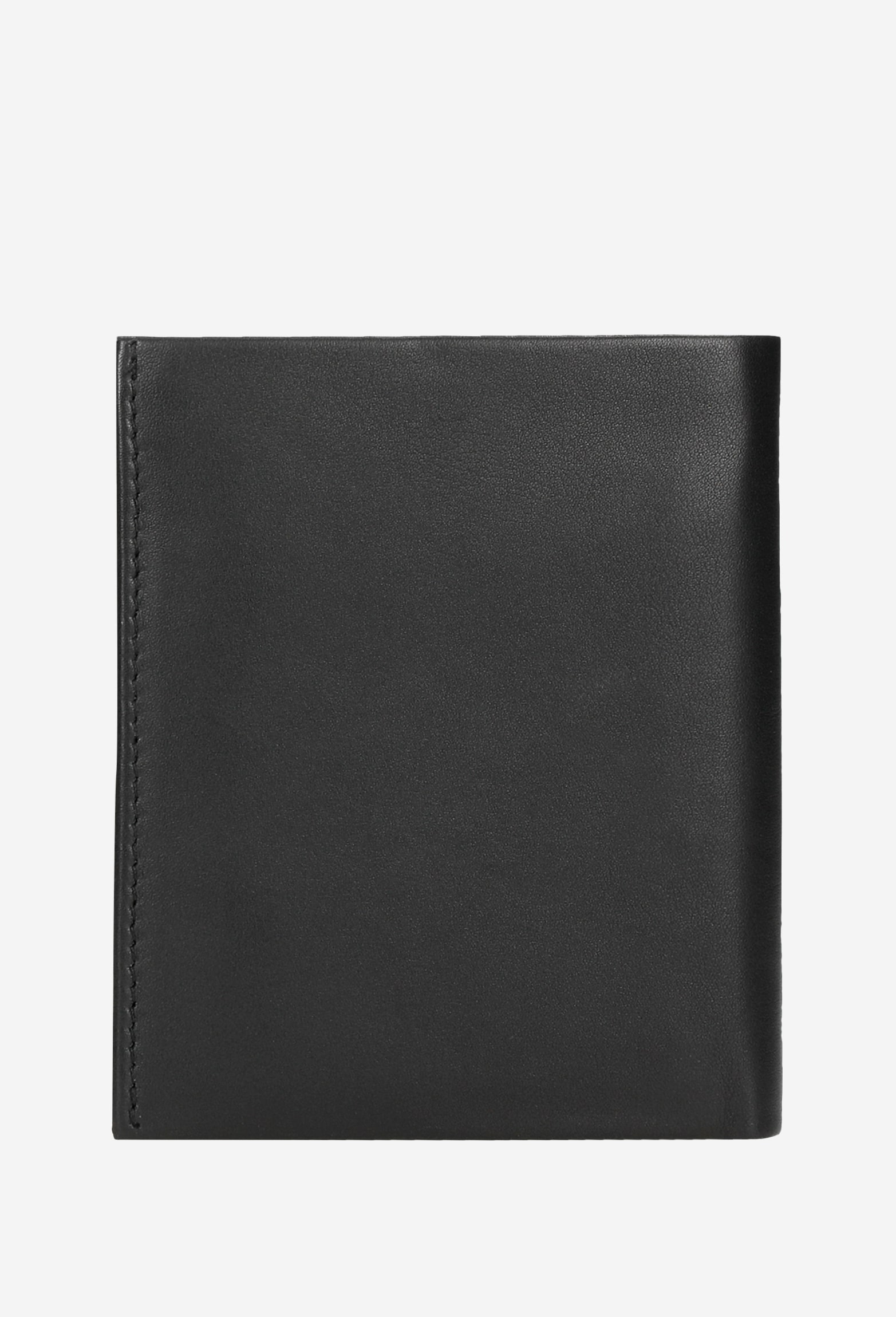 Czarny klasyczny portfel męski