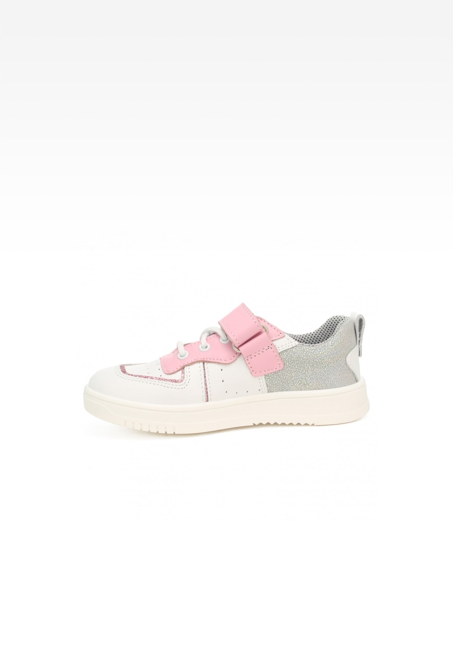 Półbuty BARTEK 15302015, dla chłopców, biało-niebieski