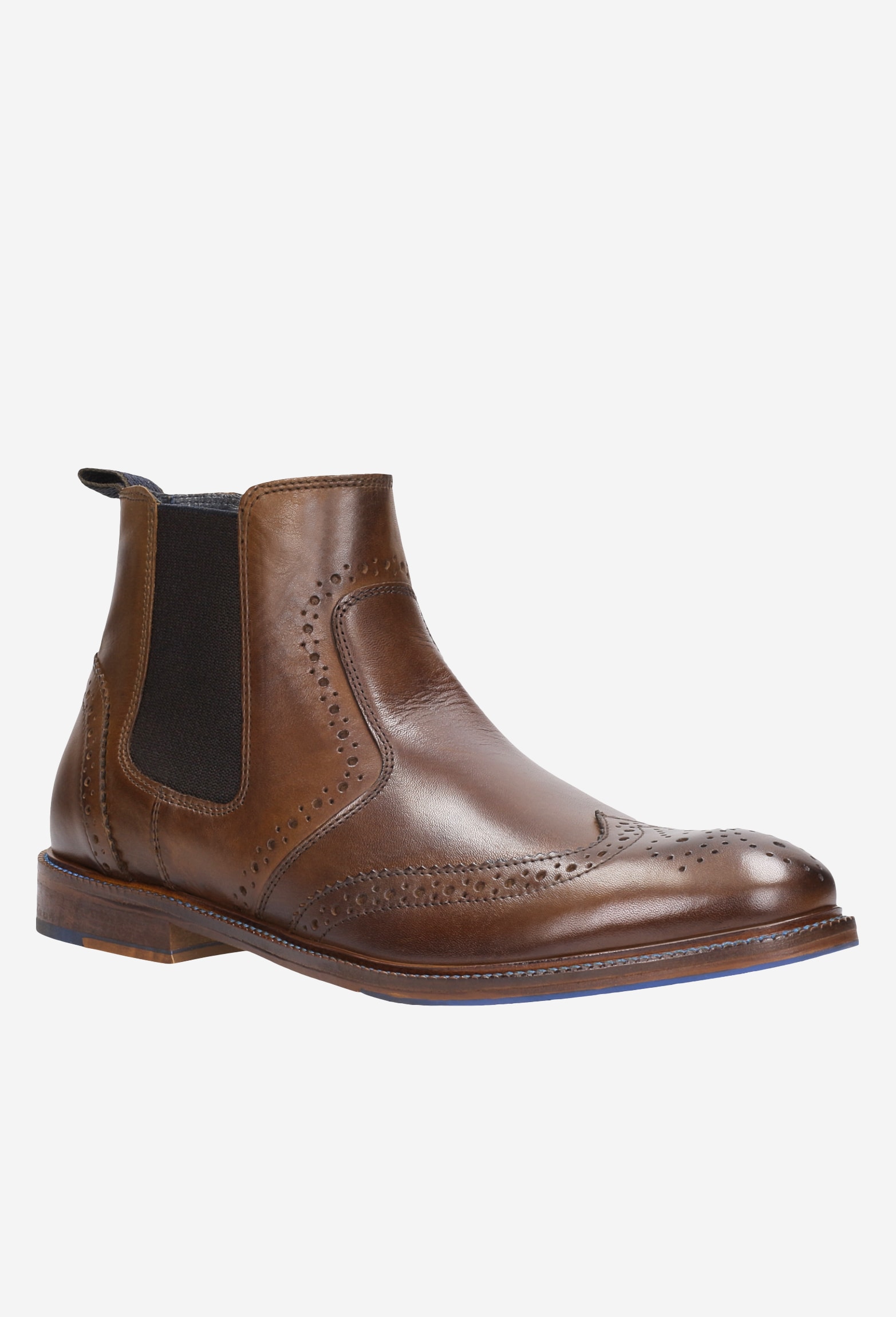 Brązowe botki męskie